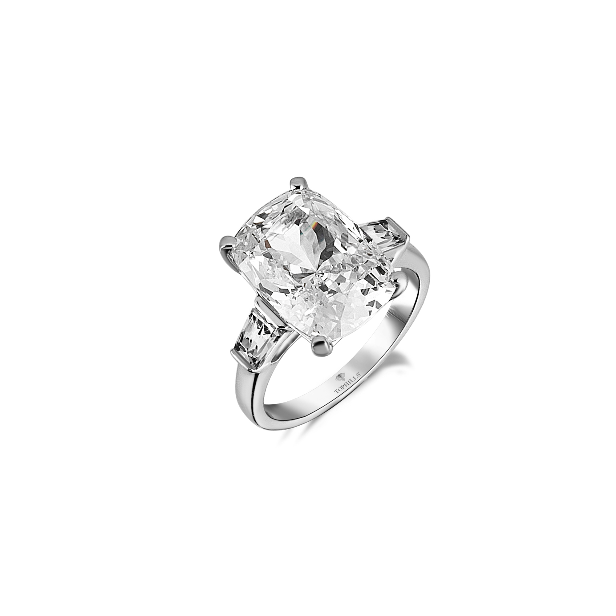 Diamond hybrid gold ring