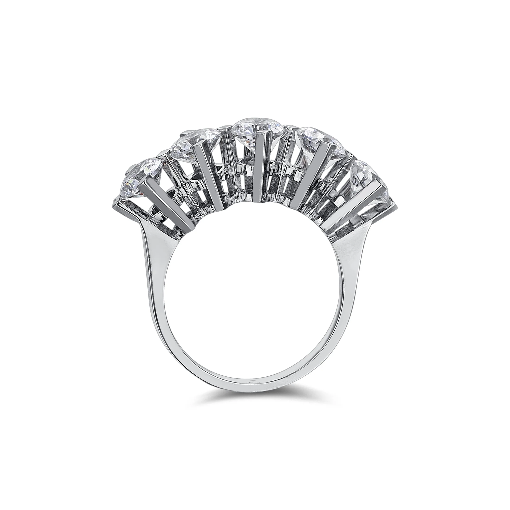 Diamond Hybrid Golden Beştaş Ring