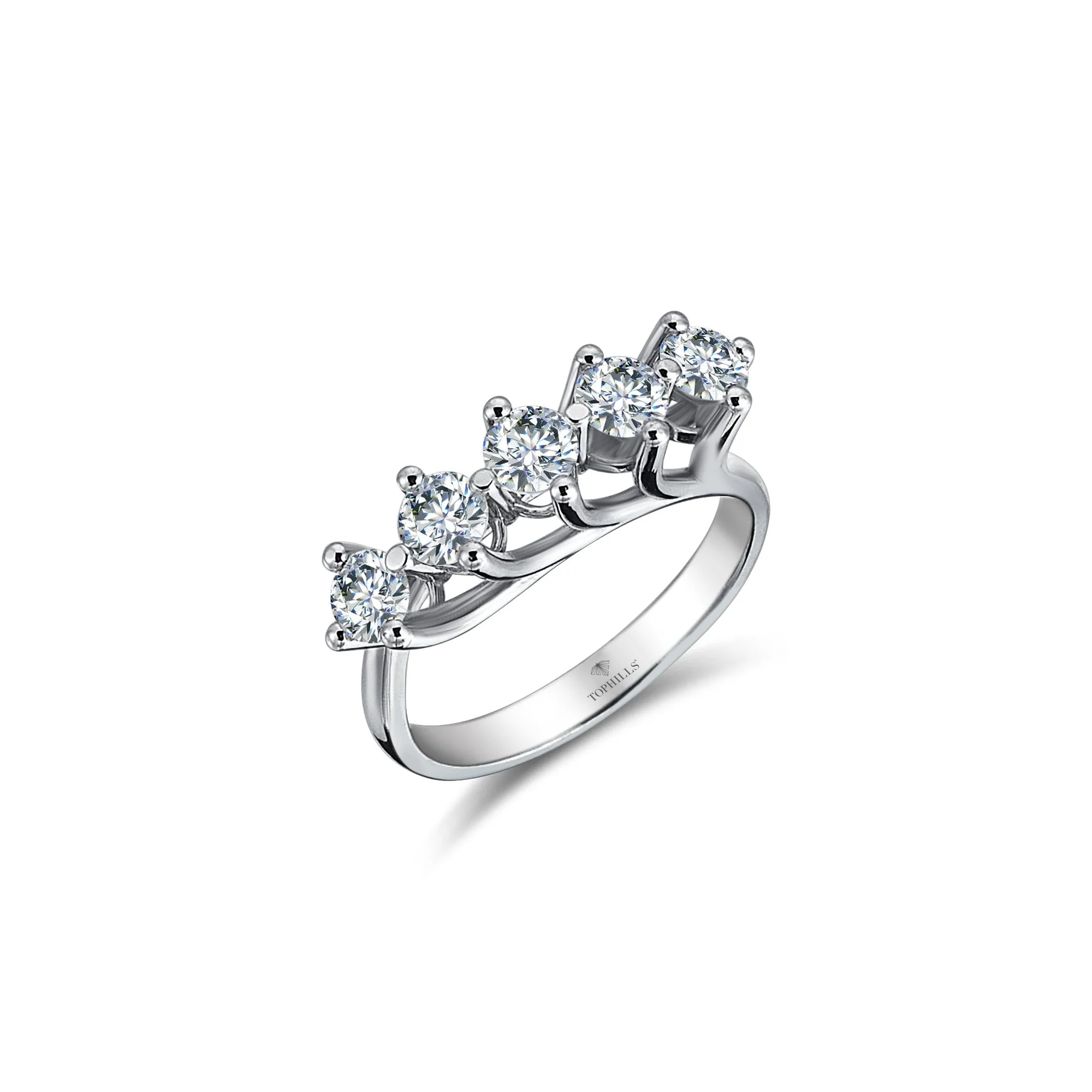 Diamond Five Stone Ring Tophills – Tophills