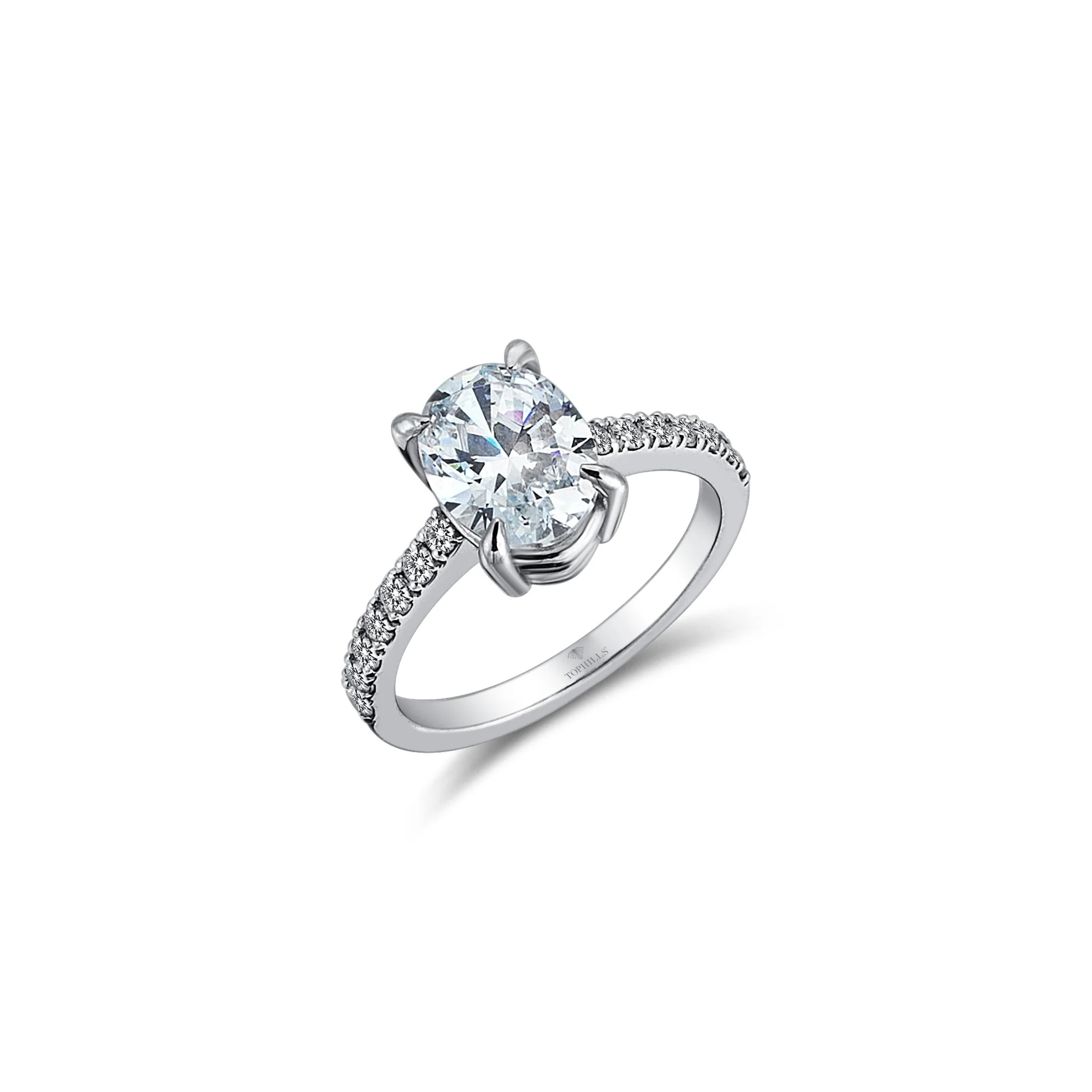 Diamond Hybrid Gold Solitas Ring