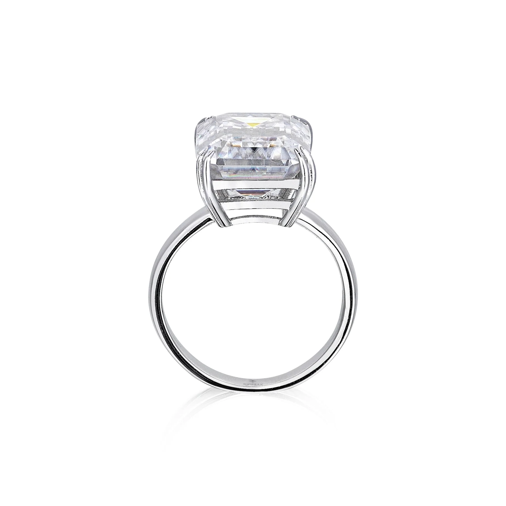 Octagon Kesim Tektaş Yüzük