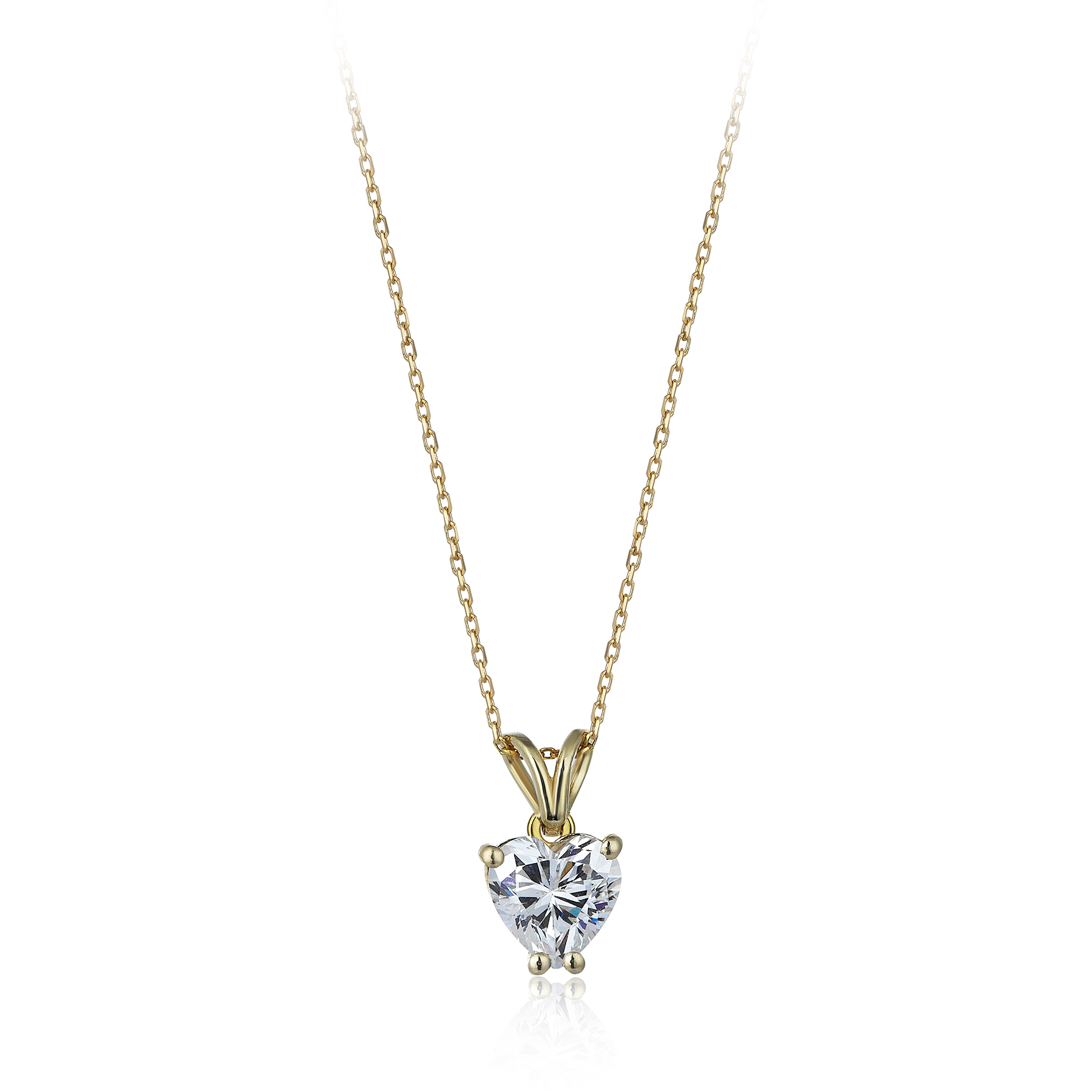 Yellow gold discount diamond pendant