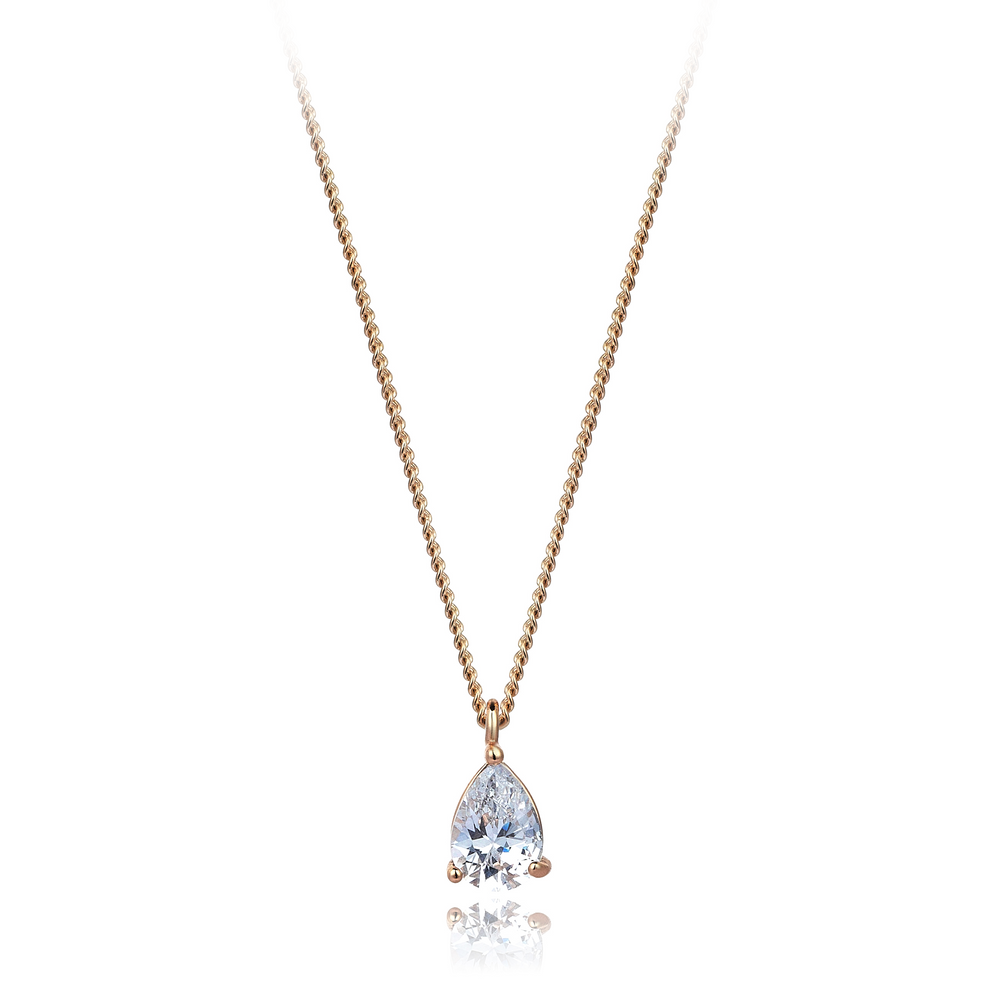 0.90 carat diamond hybrid gold necklace