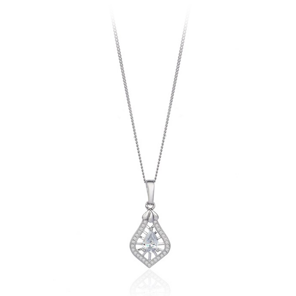 0.70 carat diamond hybrid gold necklace
