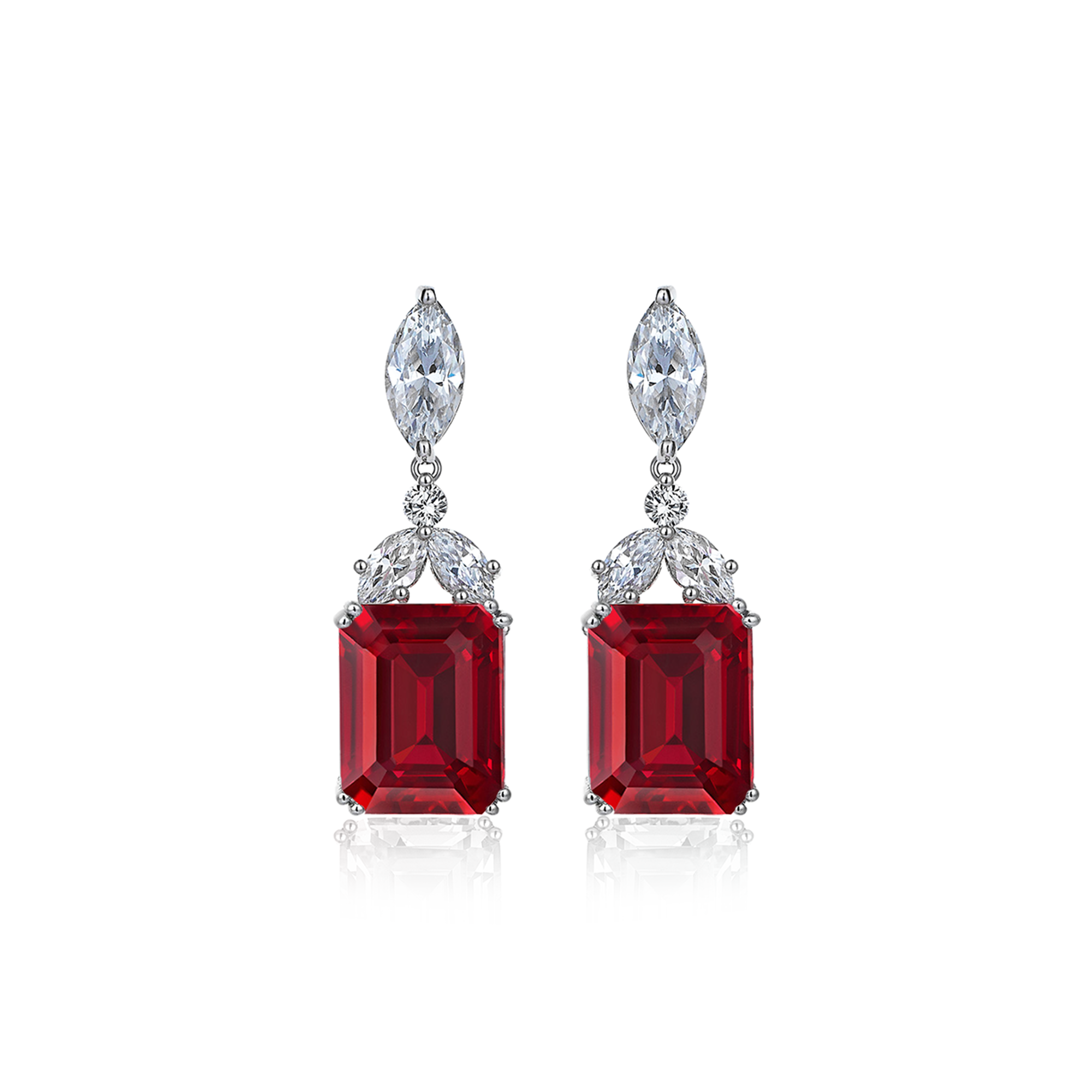 8 Karat Diamond Hybrid Gold Earrings