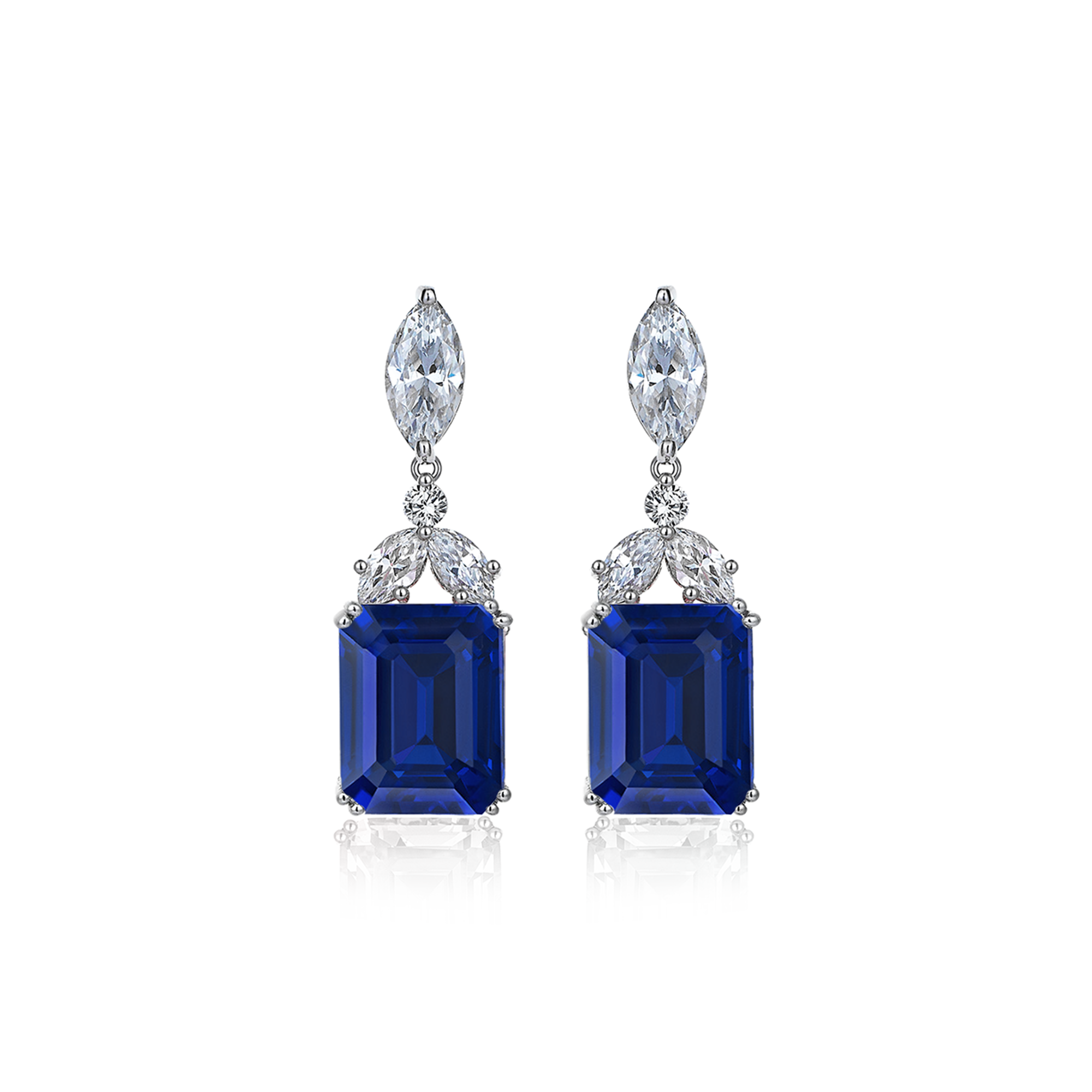 8 Karat Diamond Hybrid Gold Earrings