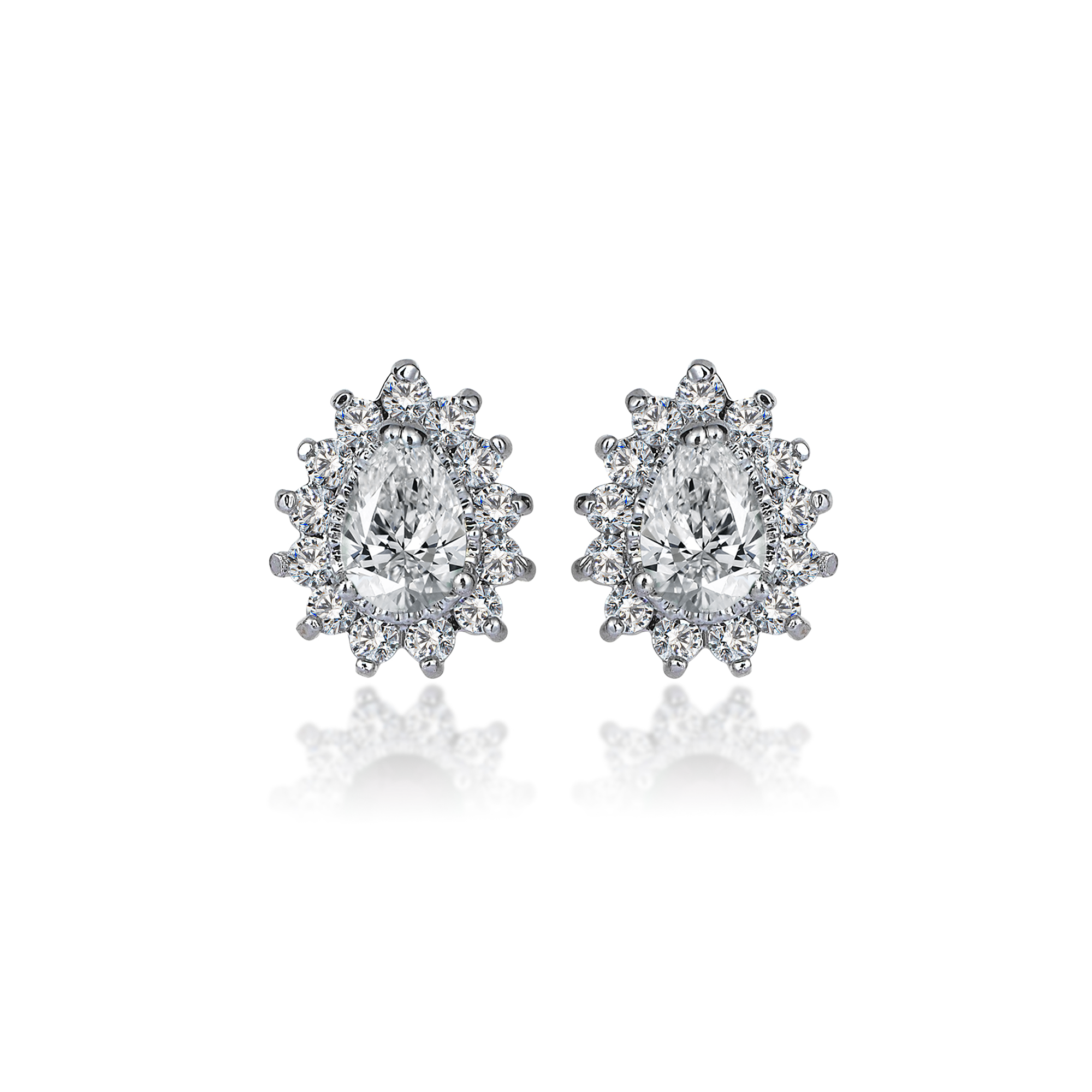 5 Karat Diamond Hybrid Gold Ohrringe