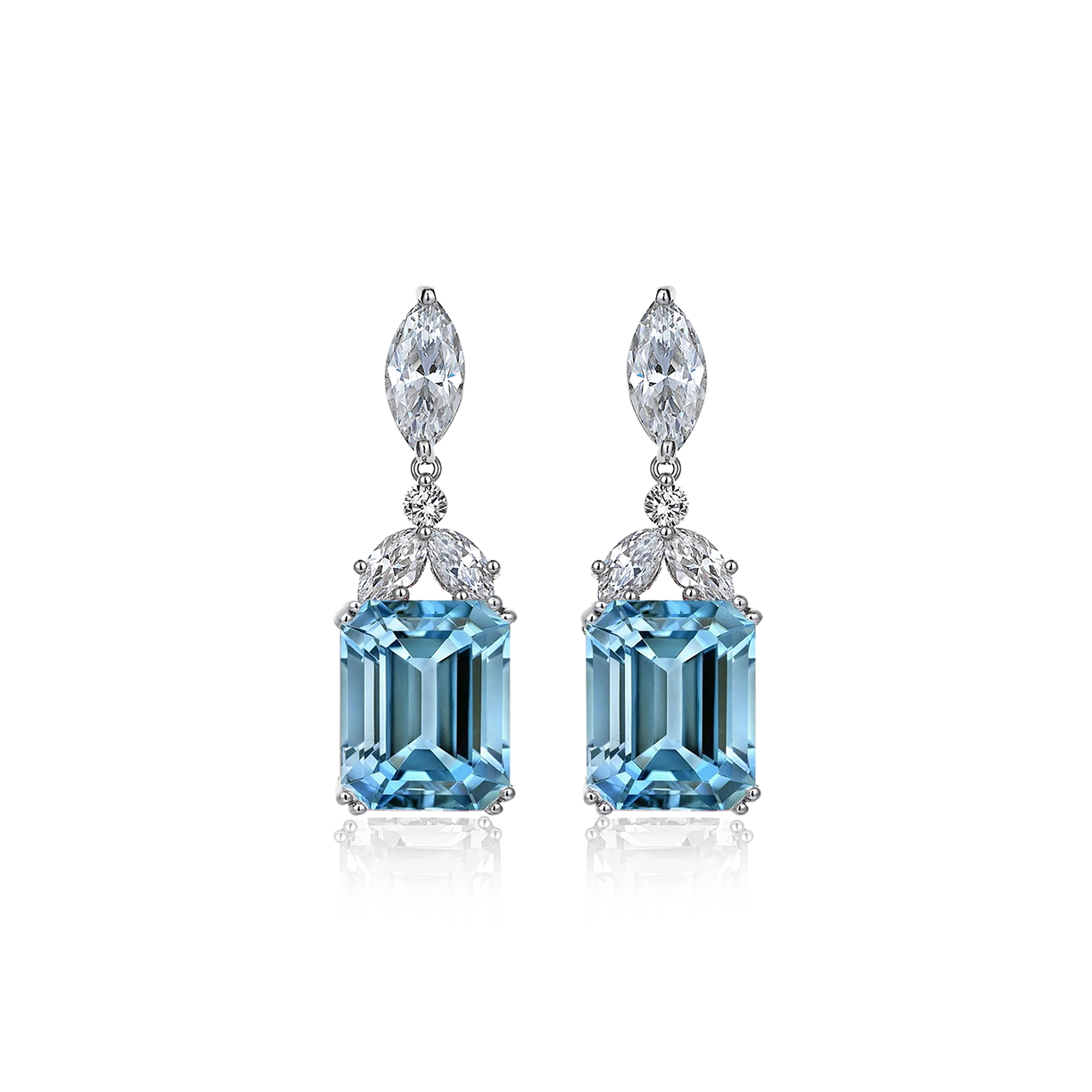 8 Karat Diamond Hybrid Gold Earrings