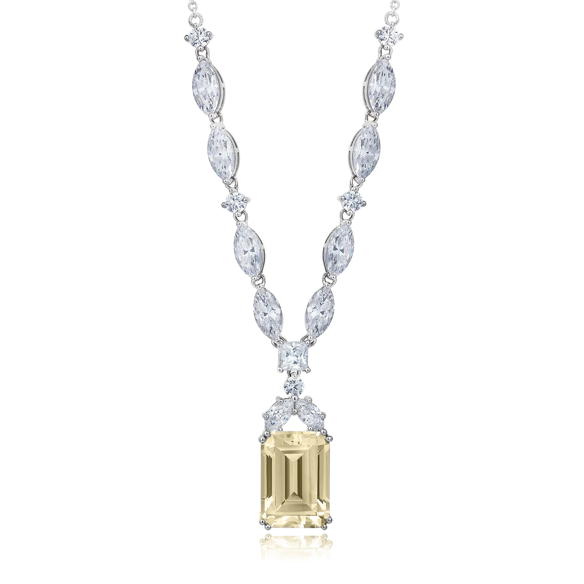 13 Karat Diamond Hybrid Gold Necklace