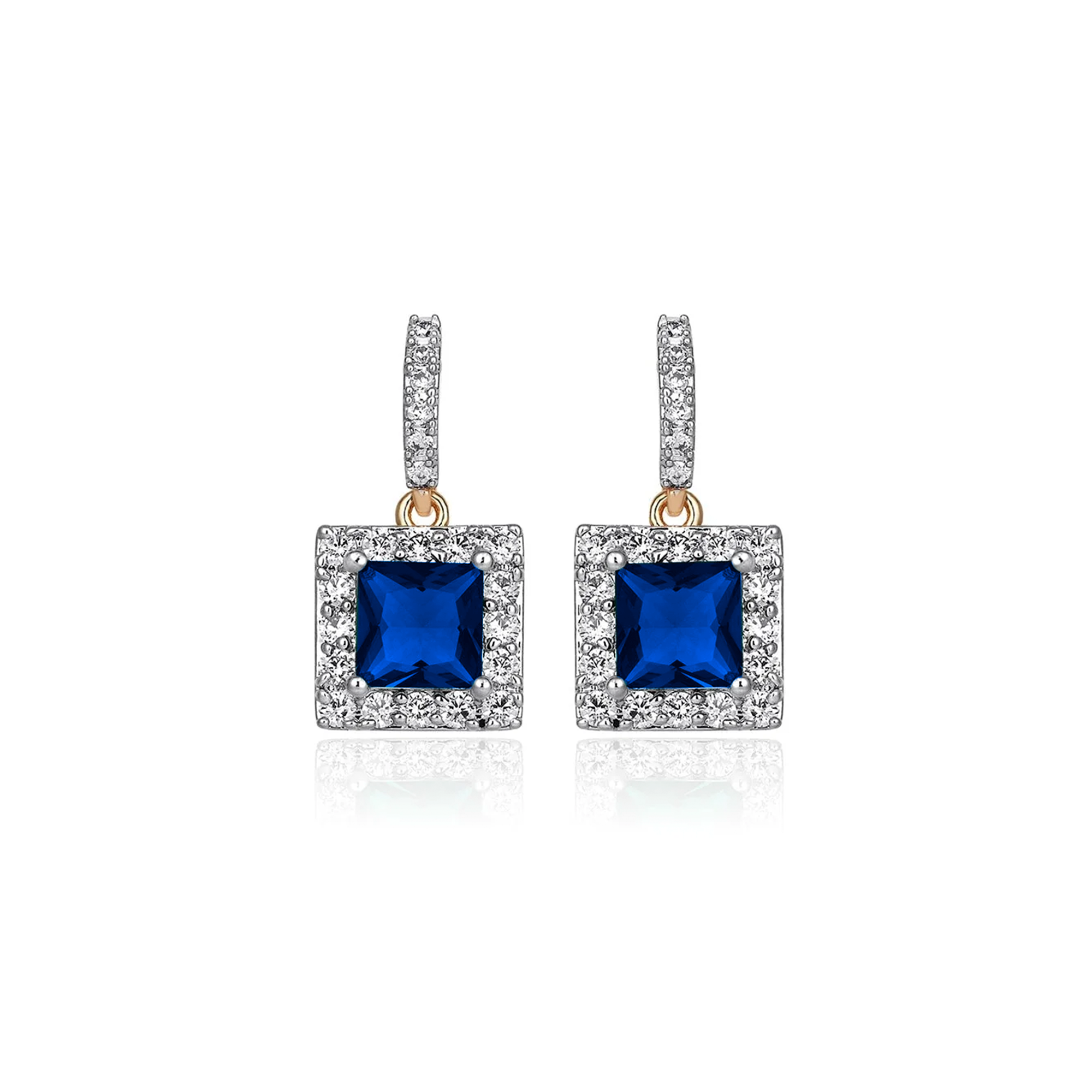 3 CARAT Diamond Hybrid Gold Earrings