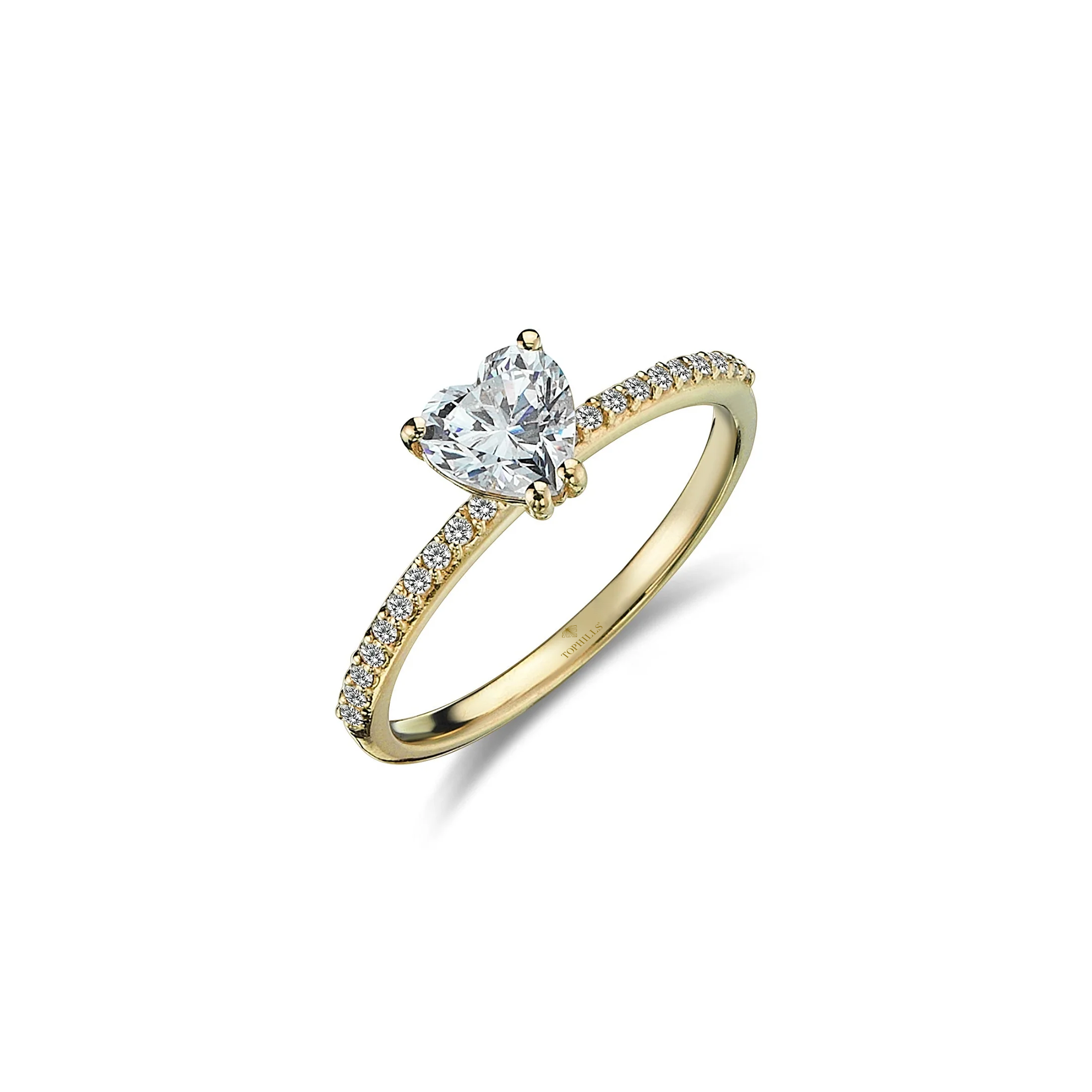 1,30 CARAT Diamond Hybrid Gold Ring – Tophills - Main Image