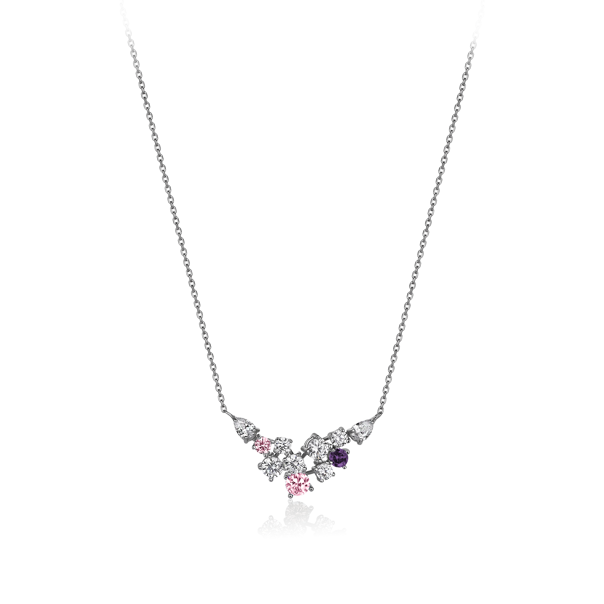 2 Karat Diamond Hybrid Gold Necklace