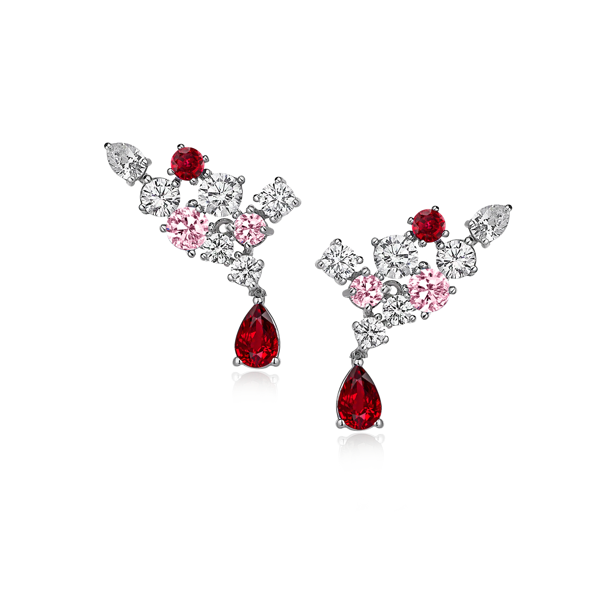 4 Karat Diamond Hybrid Gold Earrings