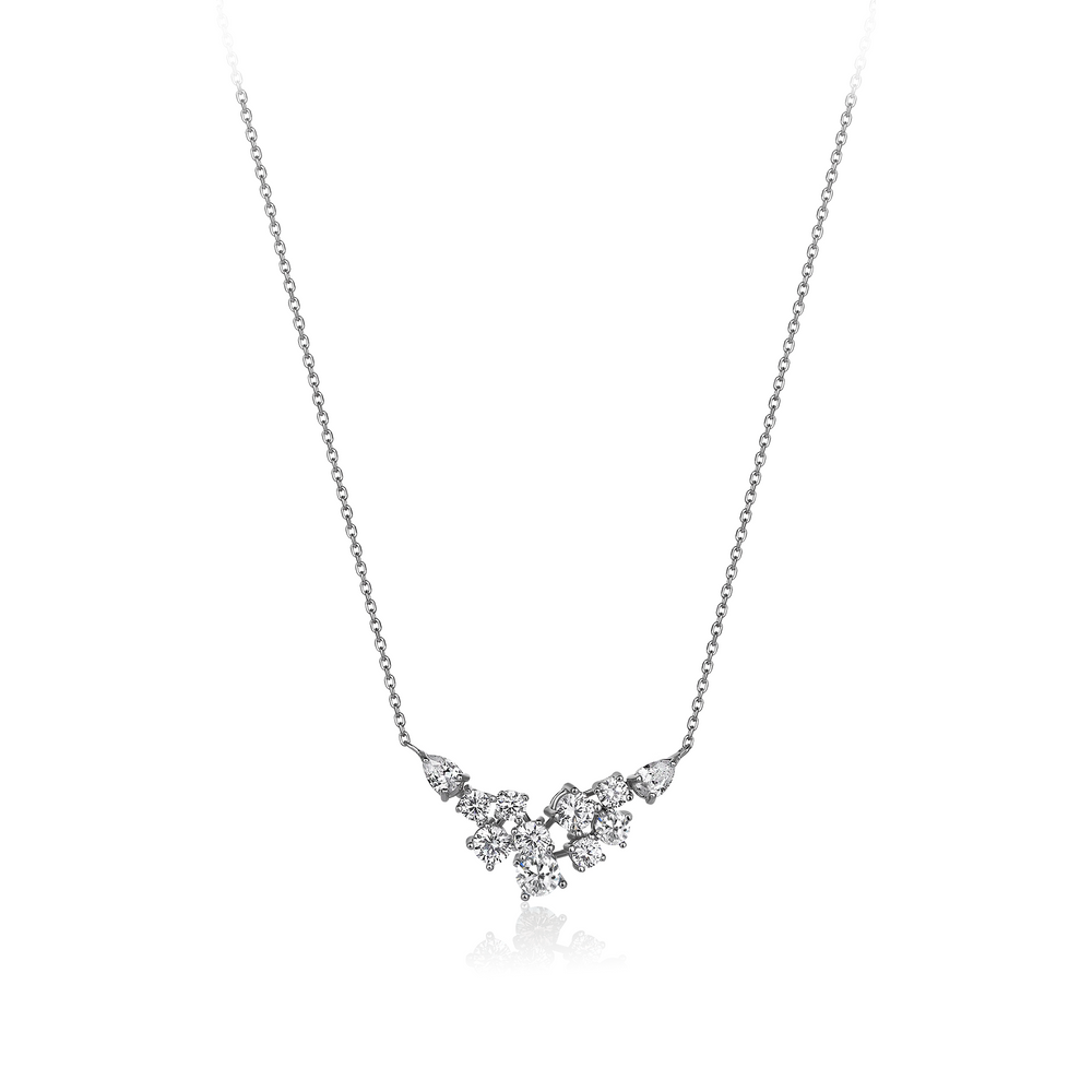 Collier en or hybride de diamant 2 karat