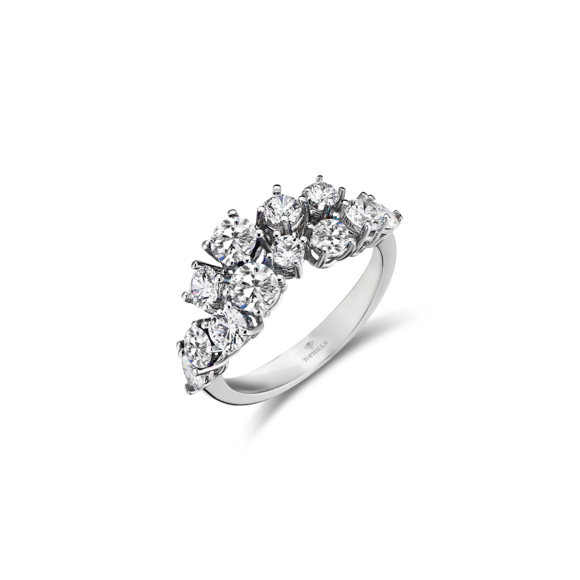 2 karat diamant hybride en or