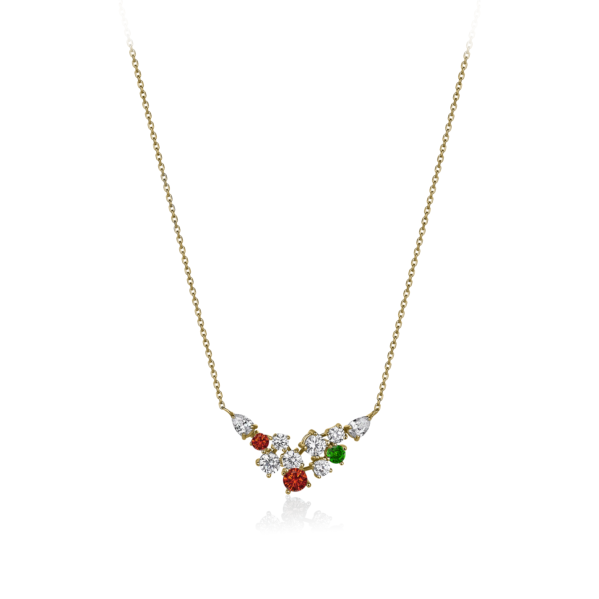 2 Karat Diamond Hybrid Gold Necklace
