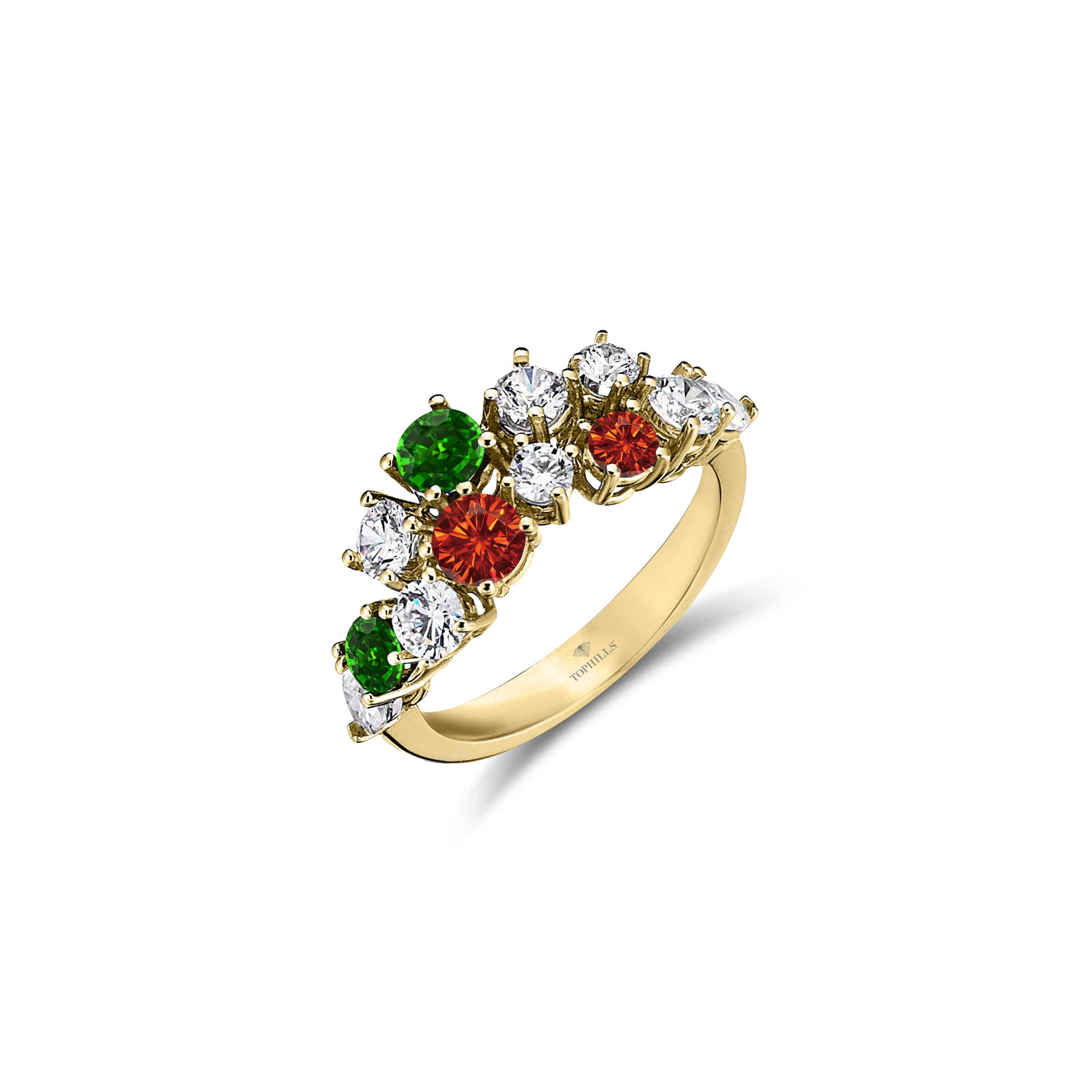 2 Karat Diamond Hybrid Gold Ring