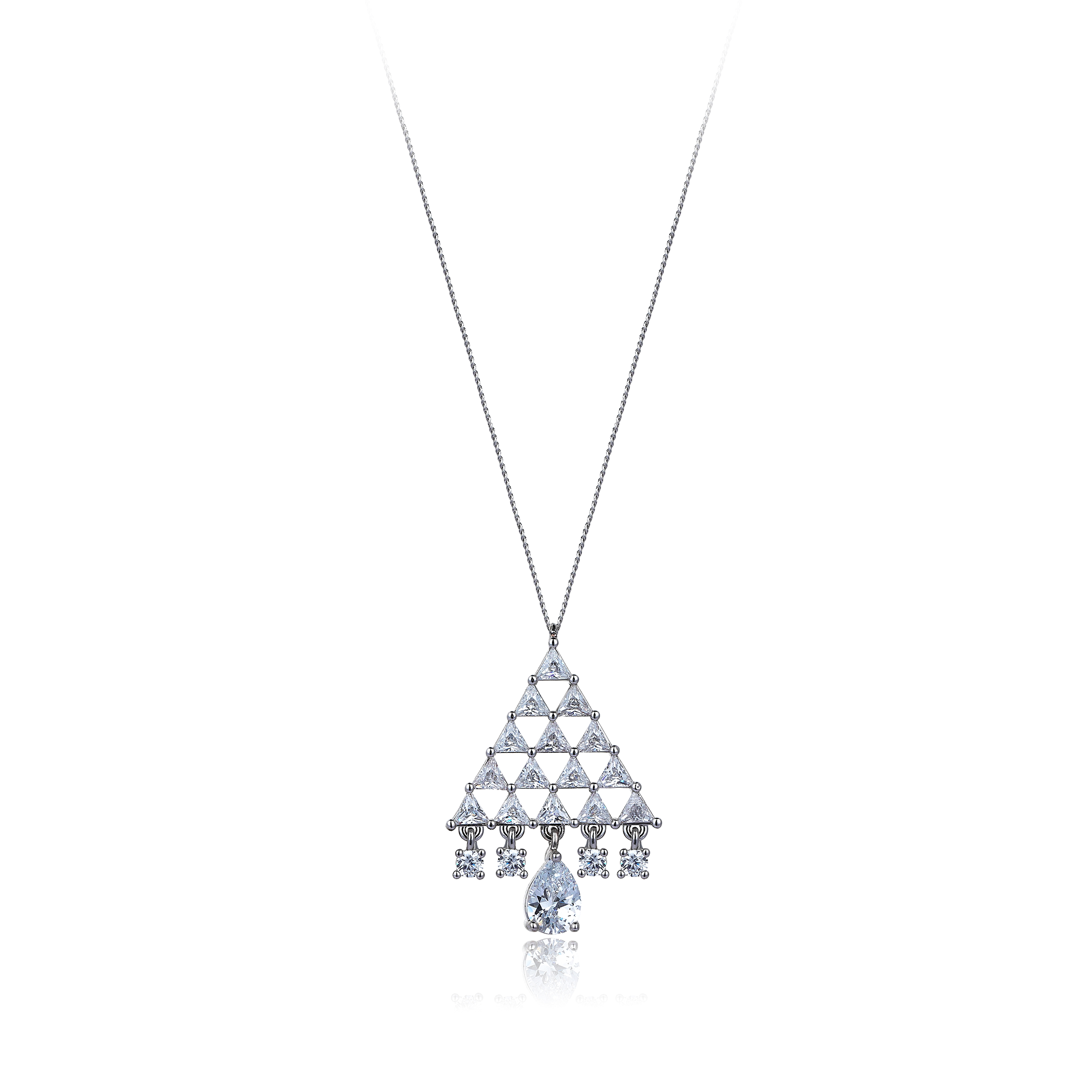 2 Karat Diamond Hybrid Gold Halskette