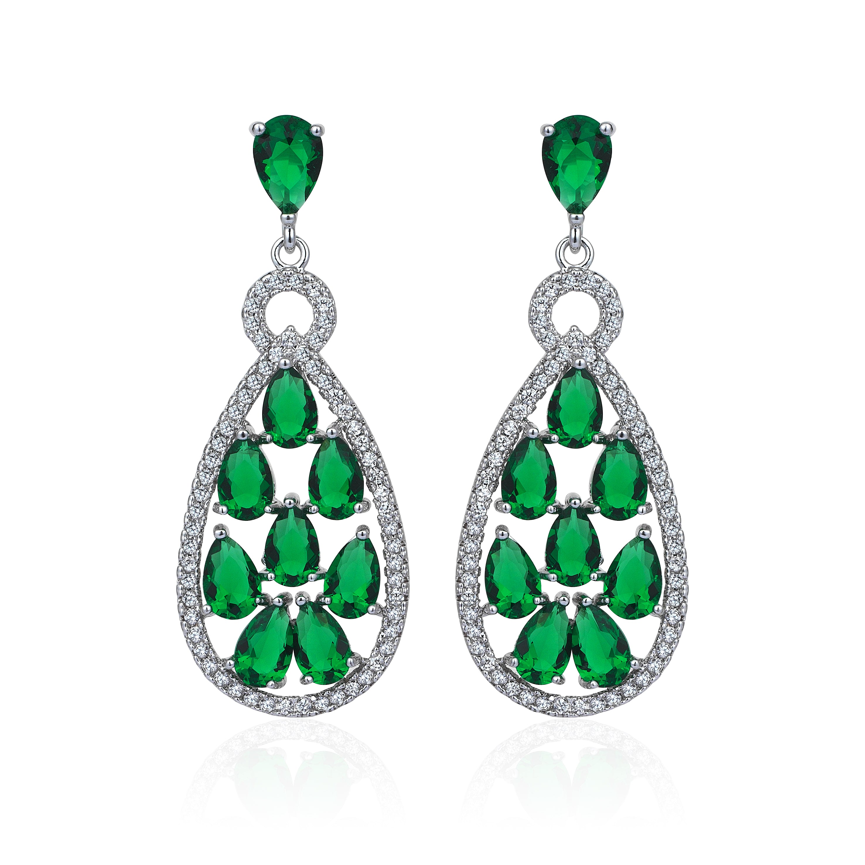 7 Karat Diamond Hybrid Gold Earrings