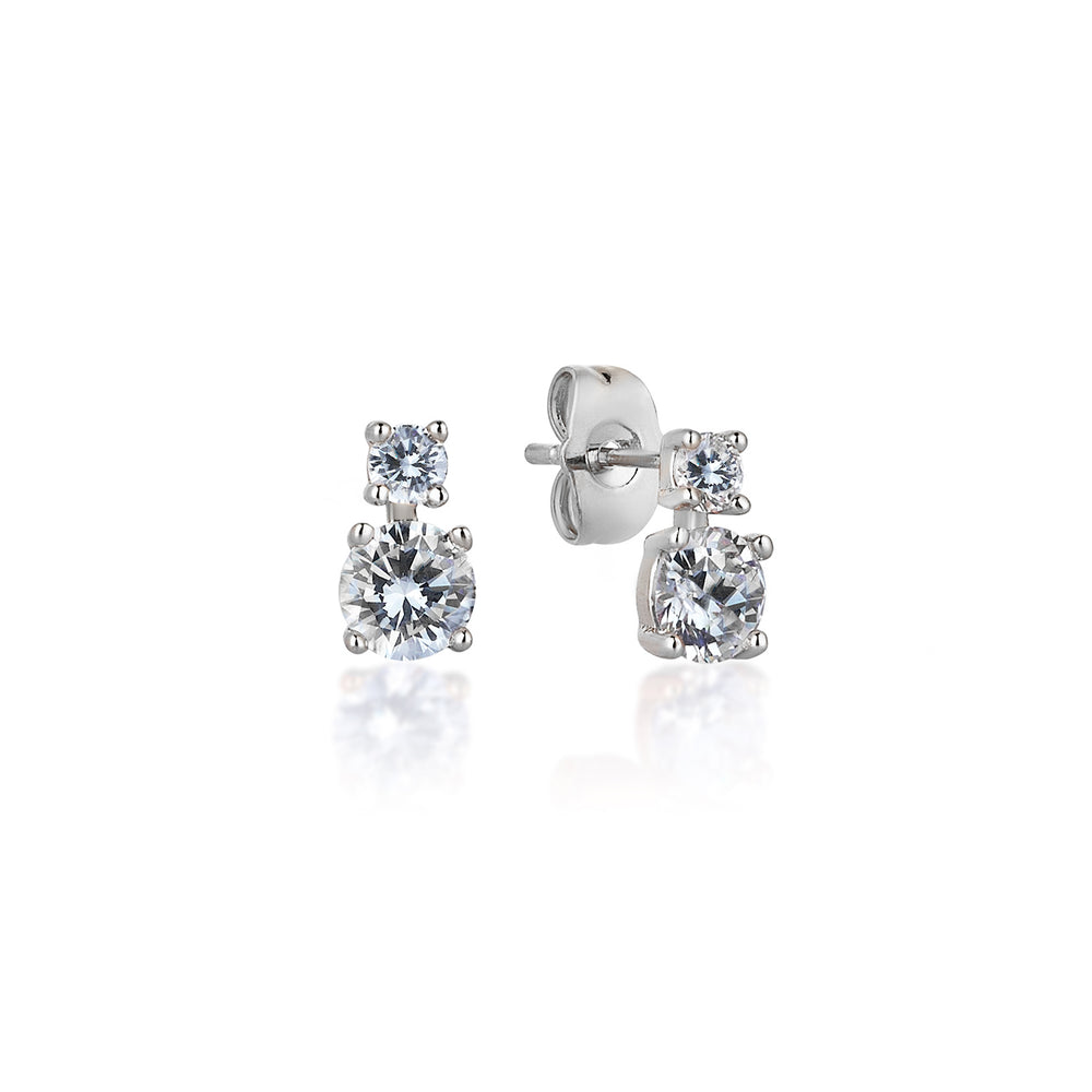 2.40 Karat -Diamanthybrid -Goldohrringe