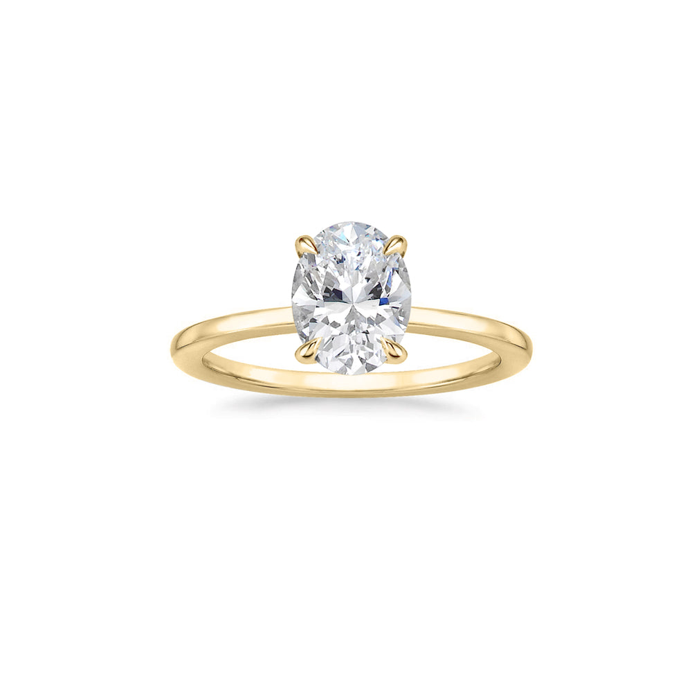 Anneau d'or hybride en diamant
