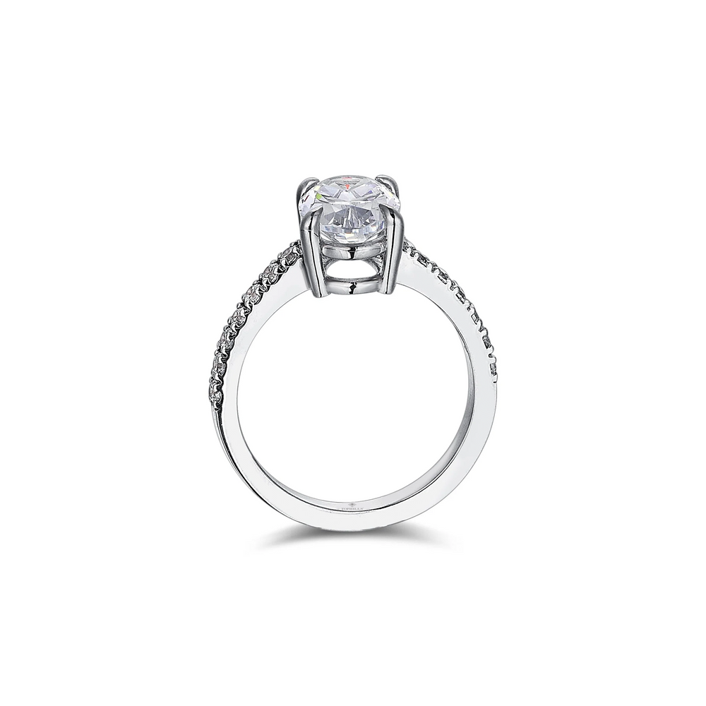 Diamond Hybrid Gold Solitas Ring