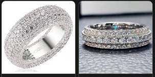 PRE ORDER PAYMENT 50% FOR 2 PERSONAL DESING LAB DIAMOND 18K GOLD RINGS