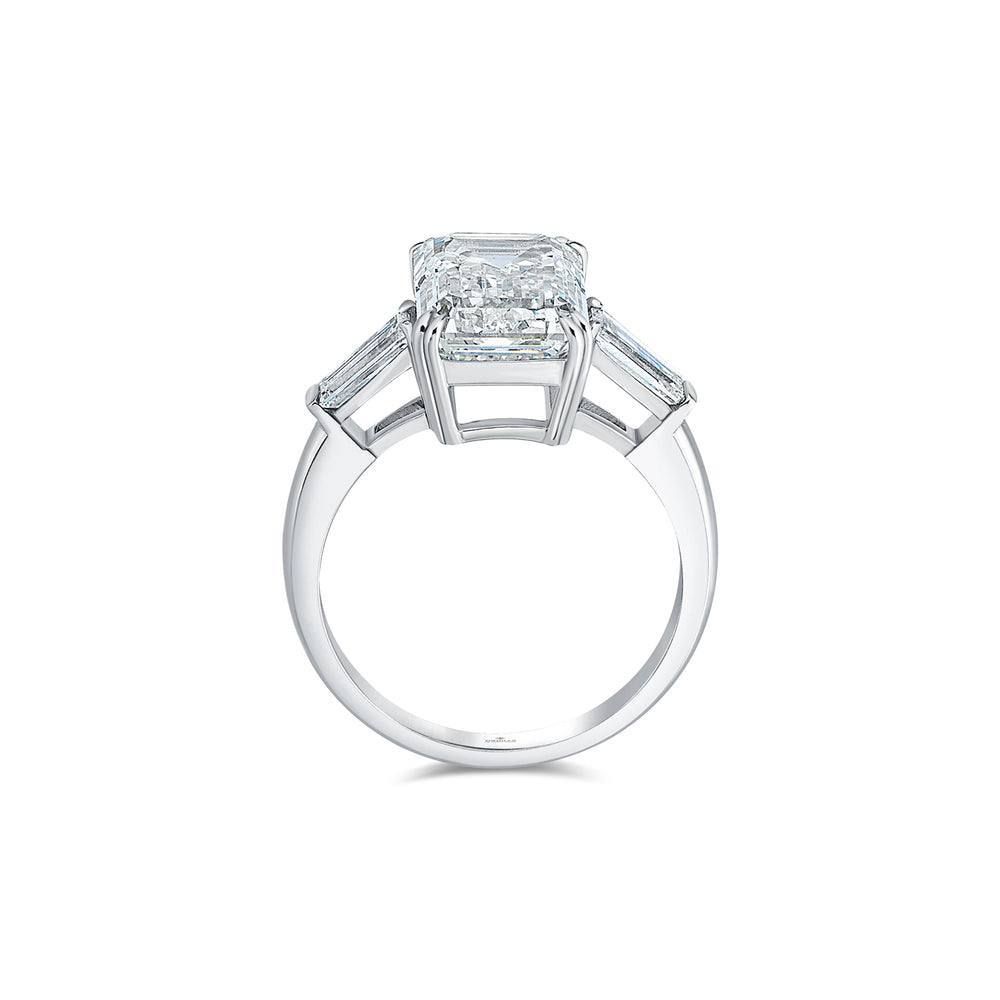 Trinity Edge Emerald & Trapez Kesim Pırlanta Yüzük