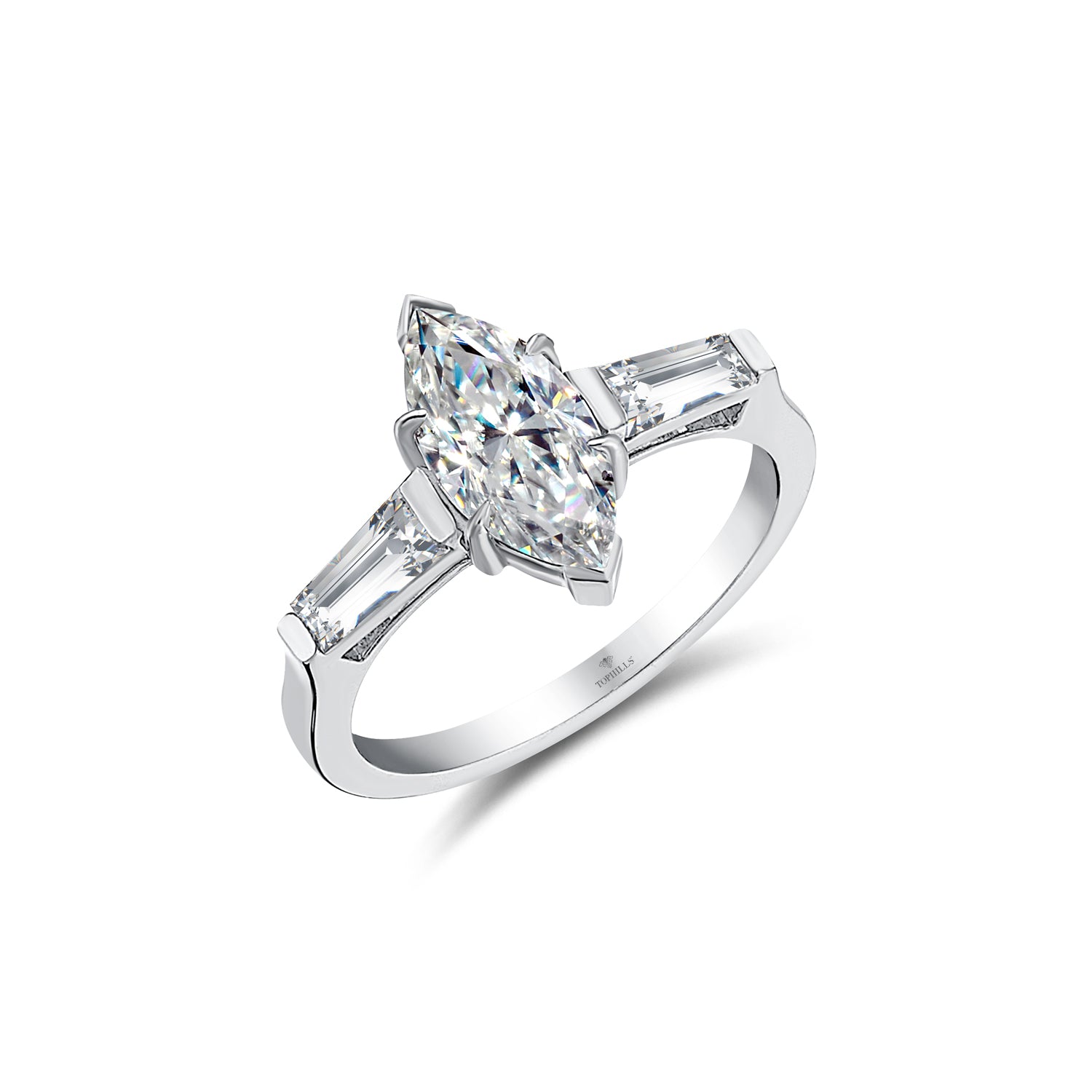 Haute Marquise Markiz & Trapez Kesim Pırlanta Yüzük