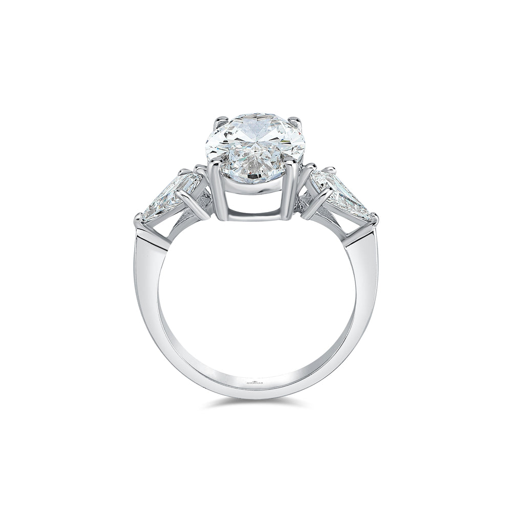 Sovereign Oval & Noble Cut Pırlanta Yüzük