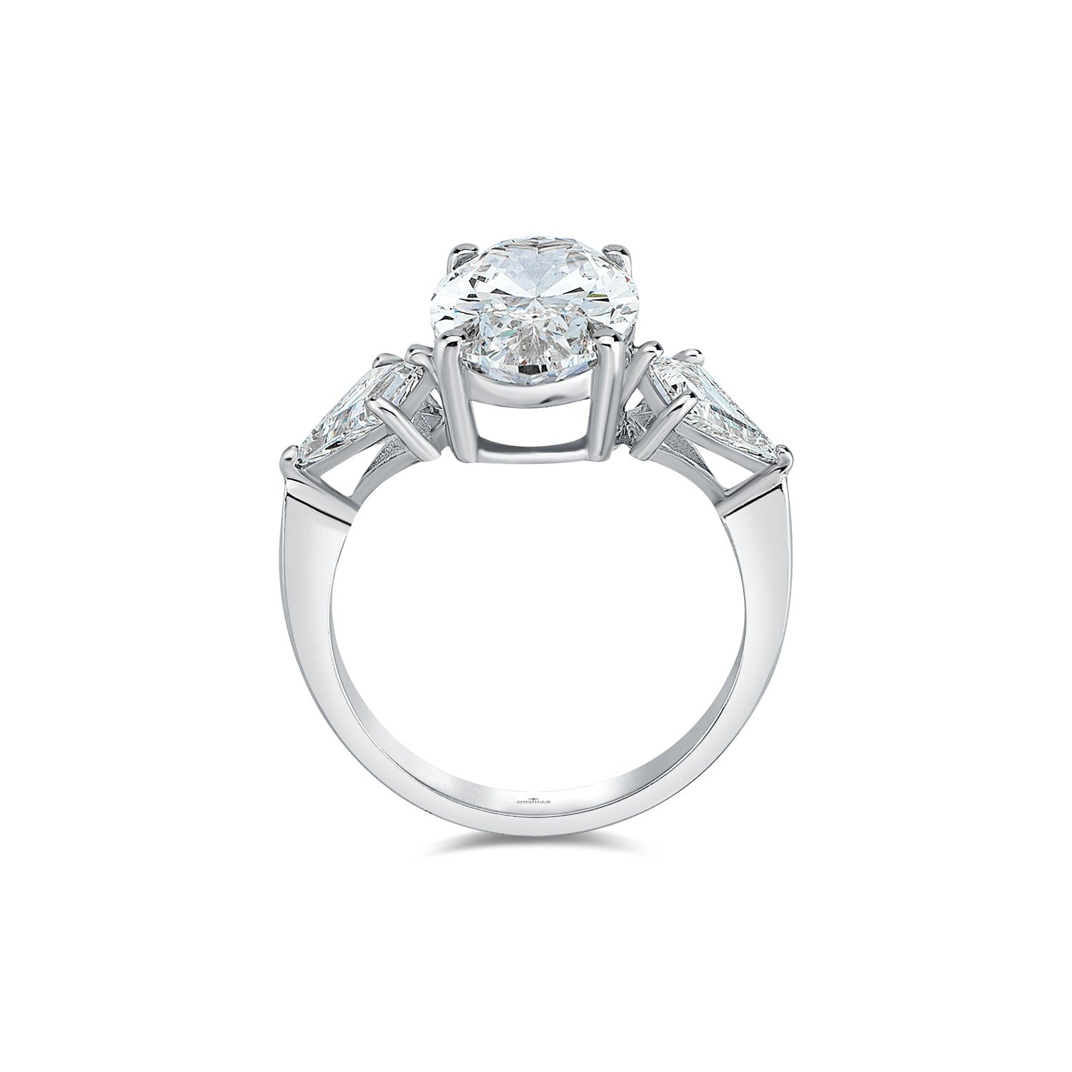 Sovereign Oval & Noble Cut Pırlanta Yüzük