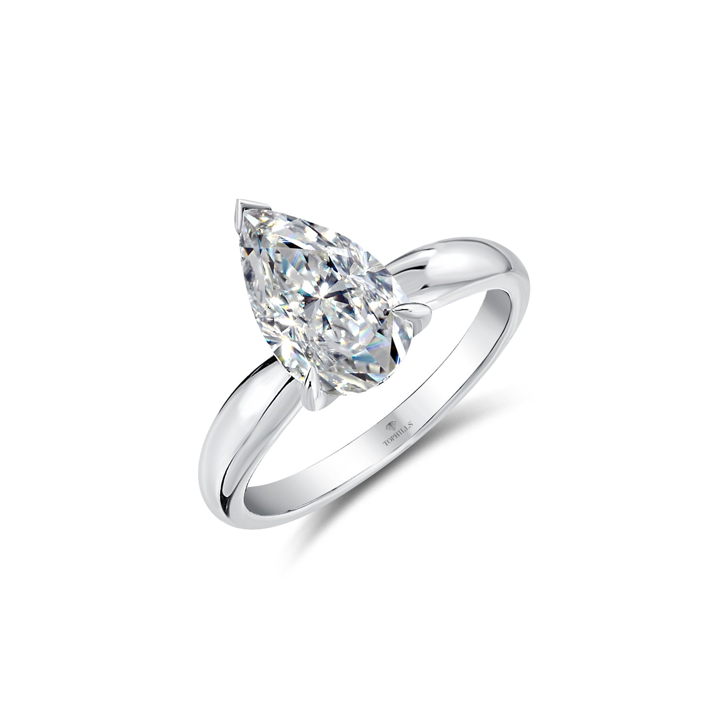 Lucidas Rice Damla Pırlanta Tektaş Yüzük