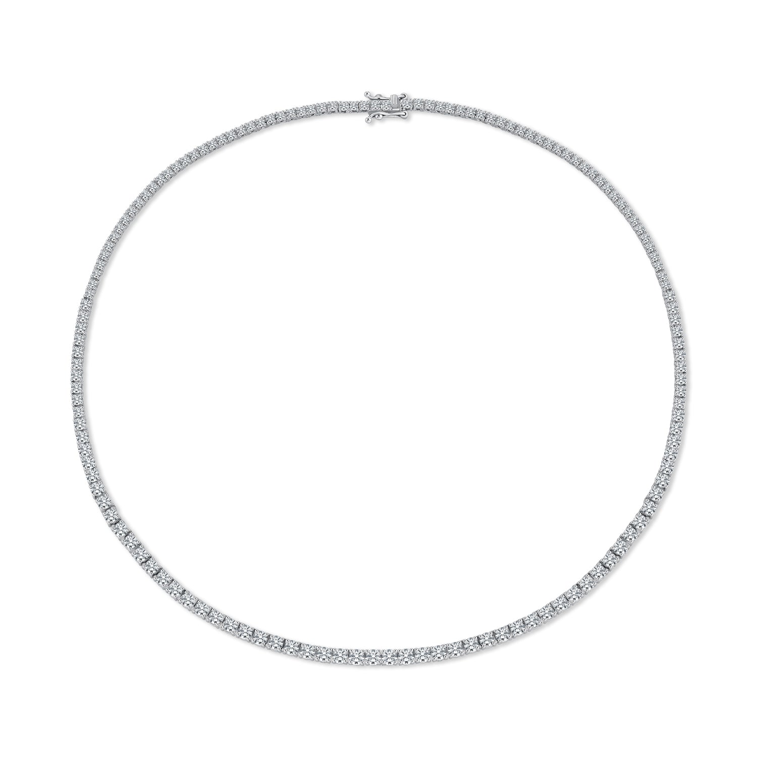 Diamond waterway necklace