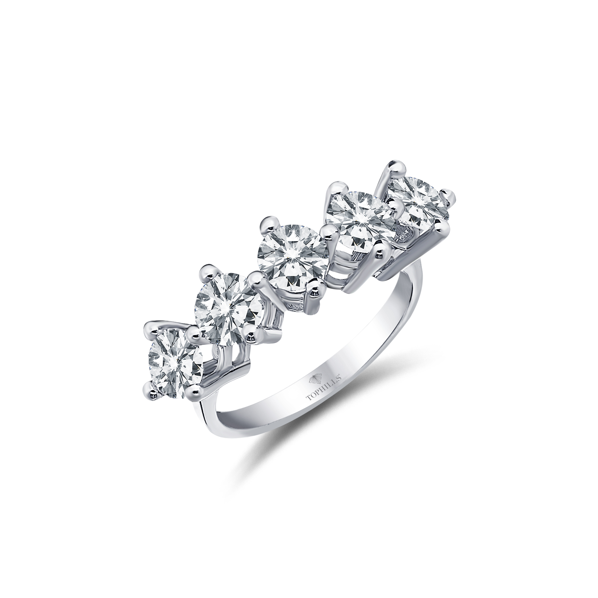 Diamond Hybrid Golden Beştaş Ring