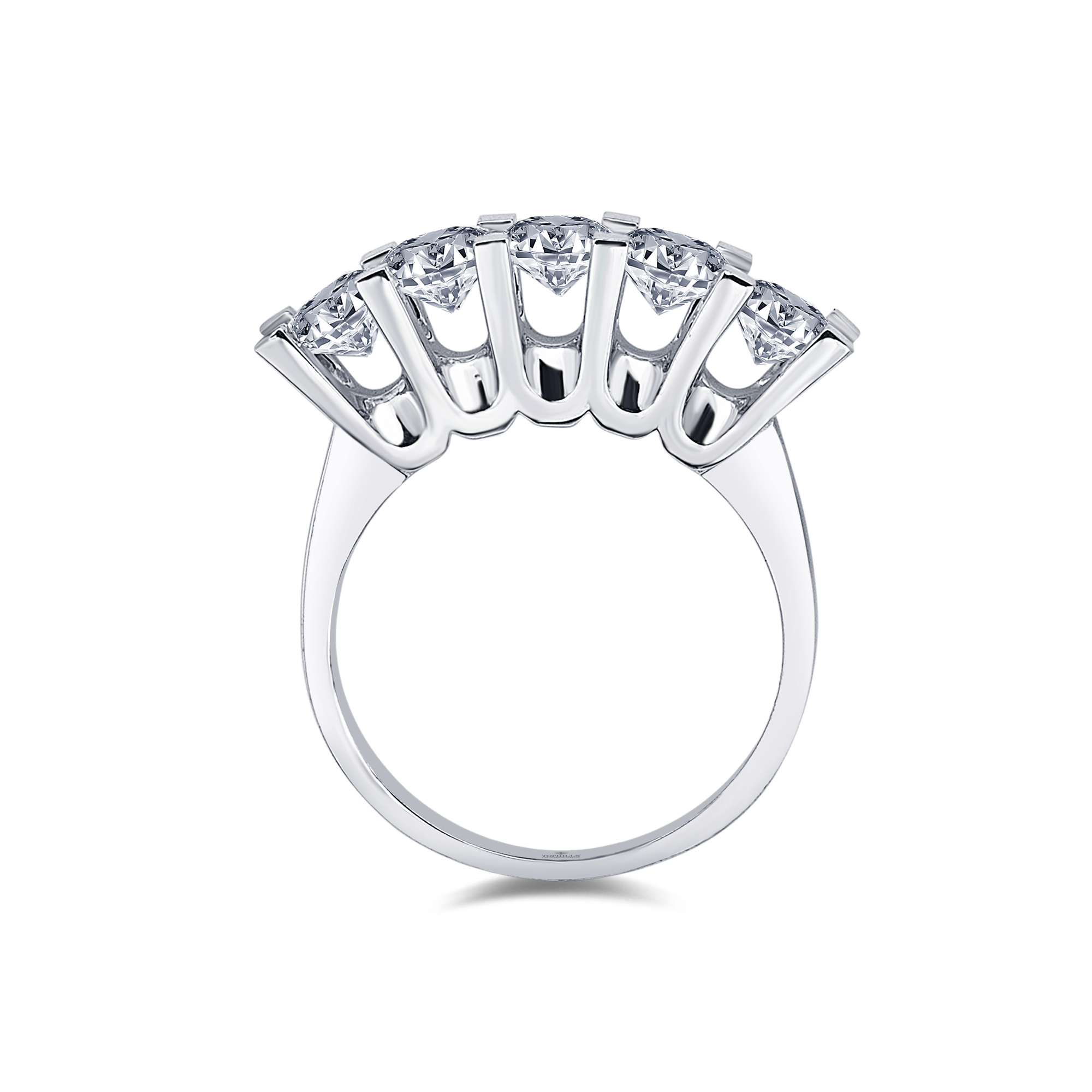 Diamond Hybrid Golden Beştaş Ring