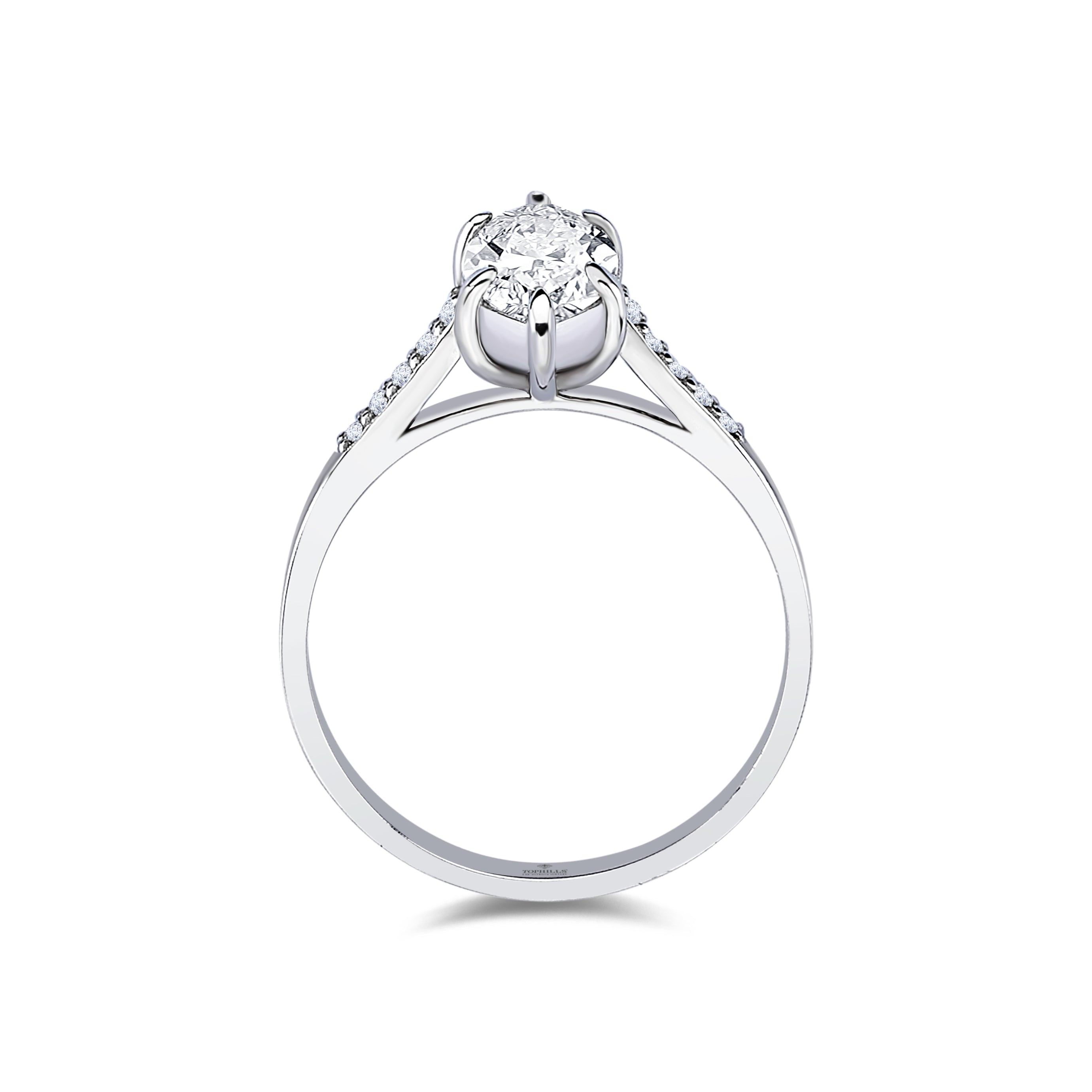 1,50 Karat Diamond Hybrid Gold Ring