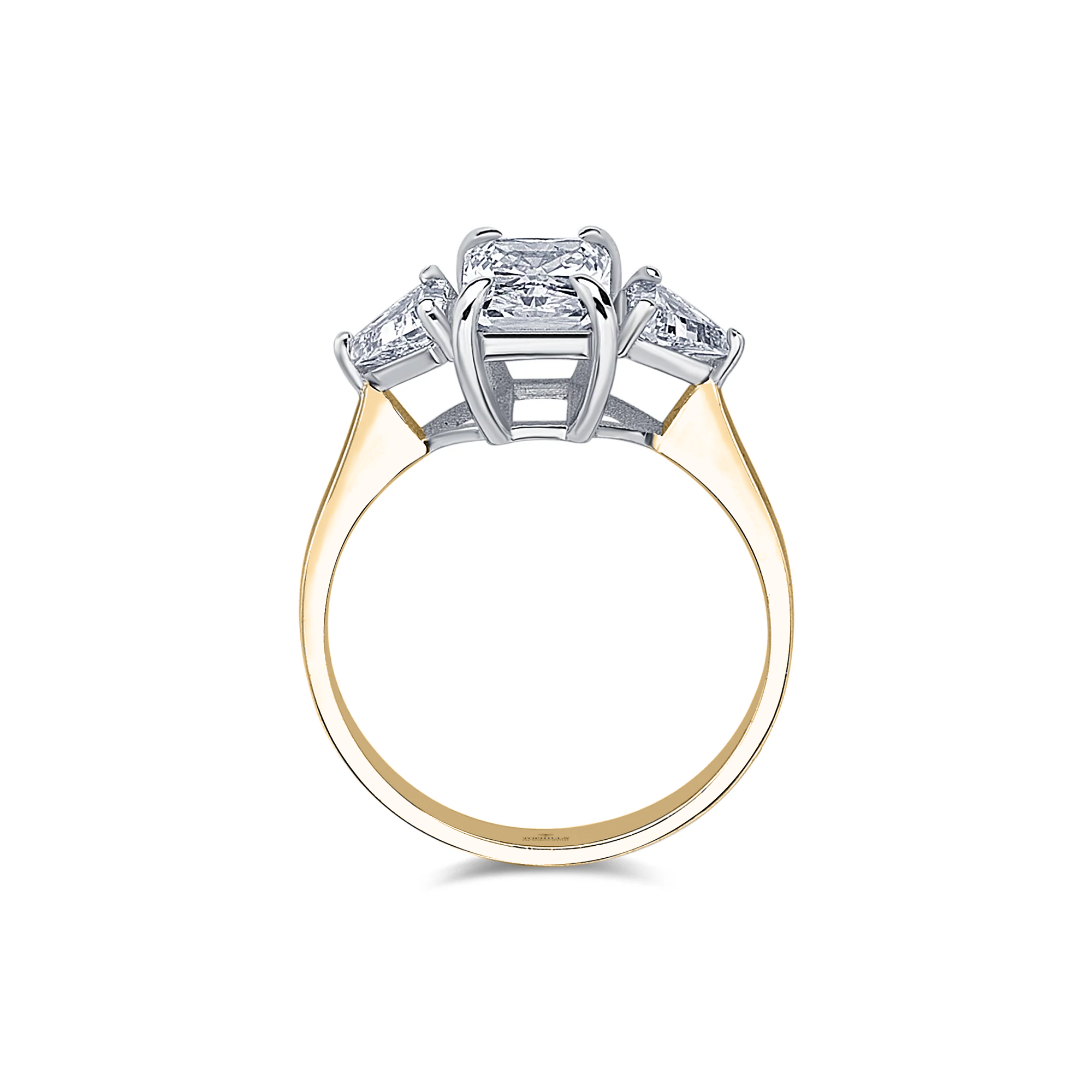 Anello Singe Singe 2 Carat Diamond Hybrid Gold