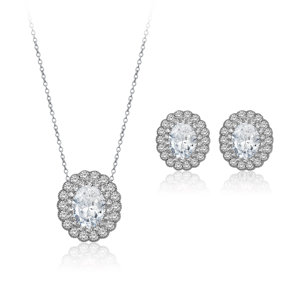 Bonny Tasarım Oval Pırlanta Set