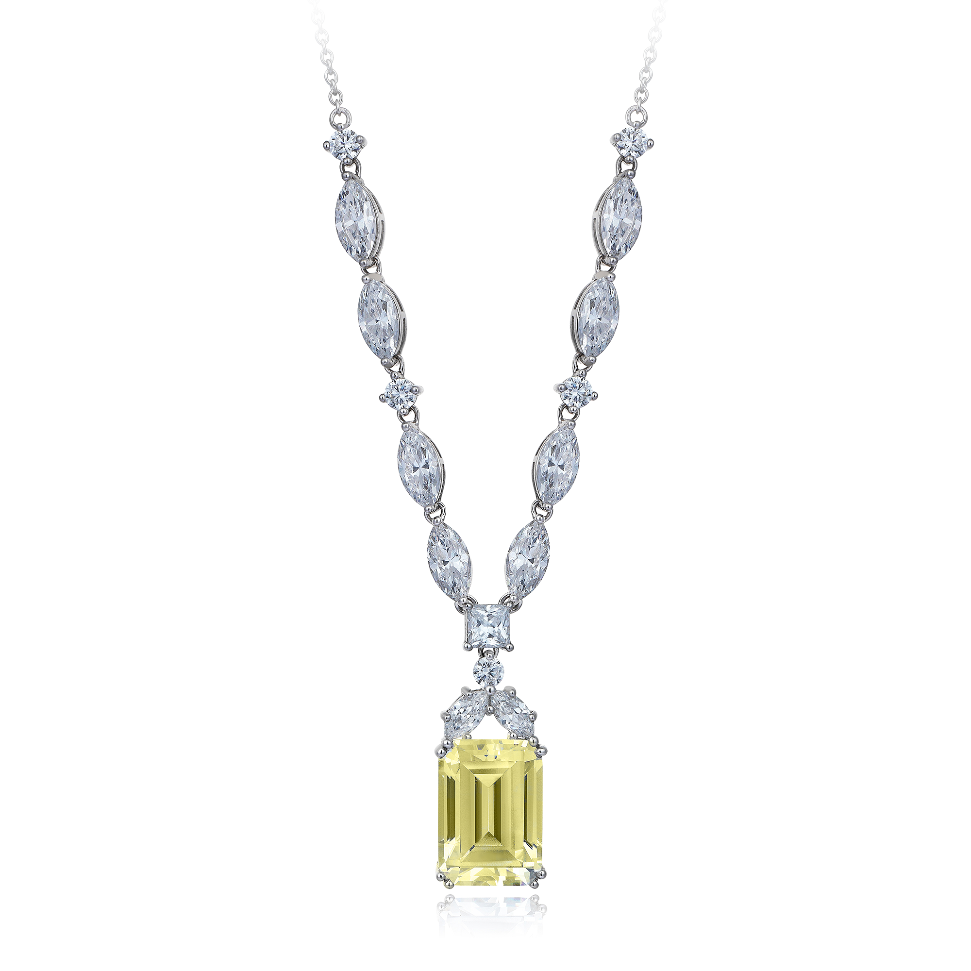 13 Karat Diamond Hybrid Gold Necklace