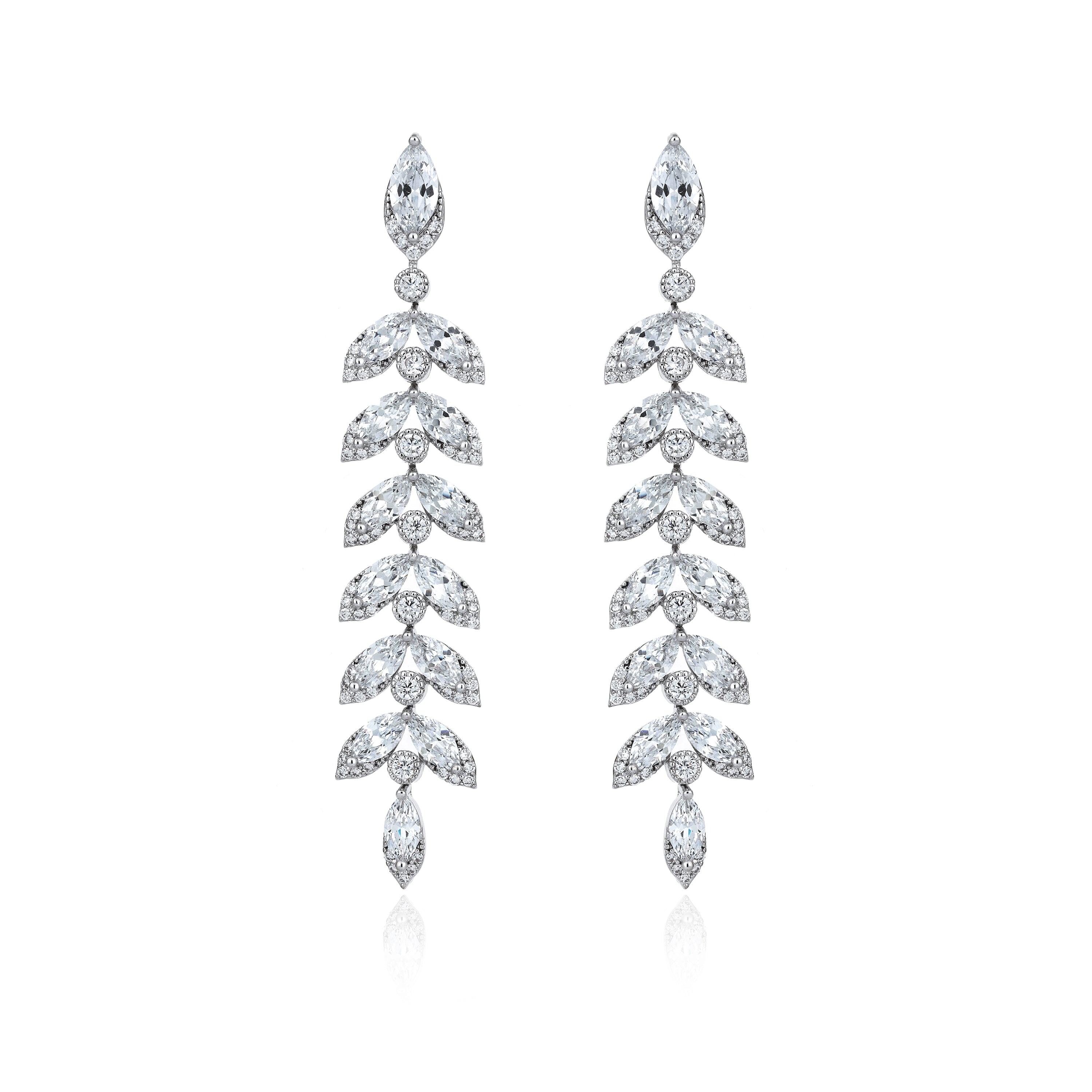 7 Karat Diamond Hybrid Gold Ohrringe