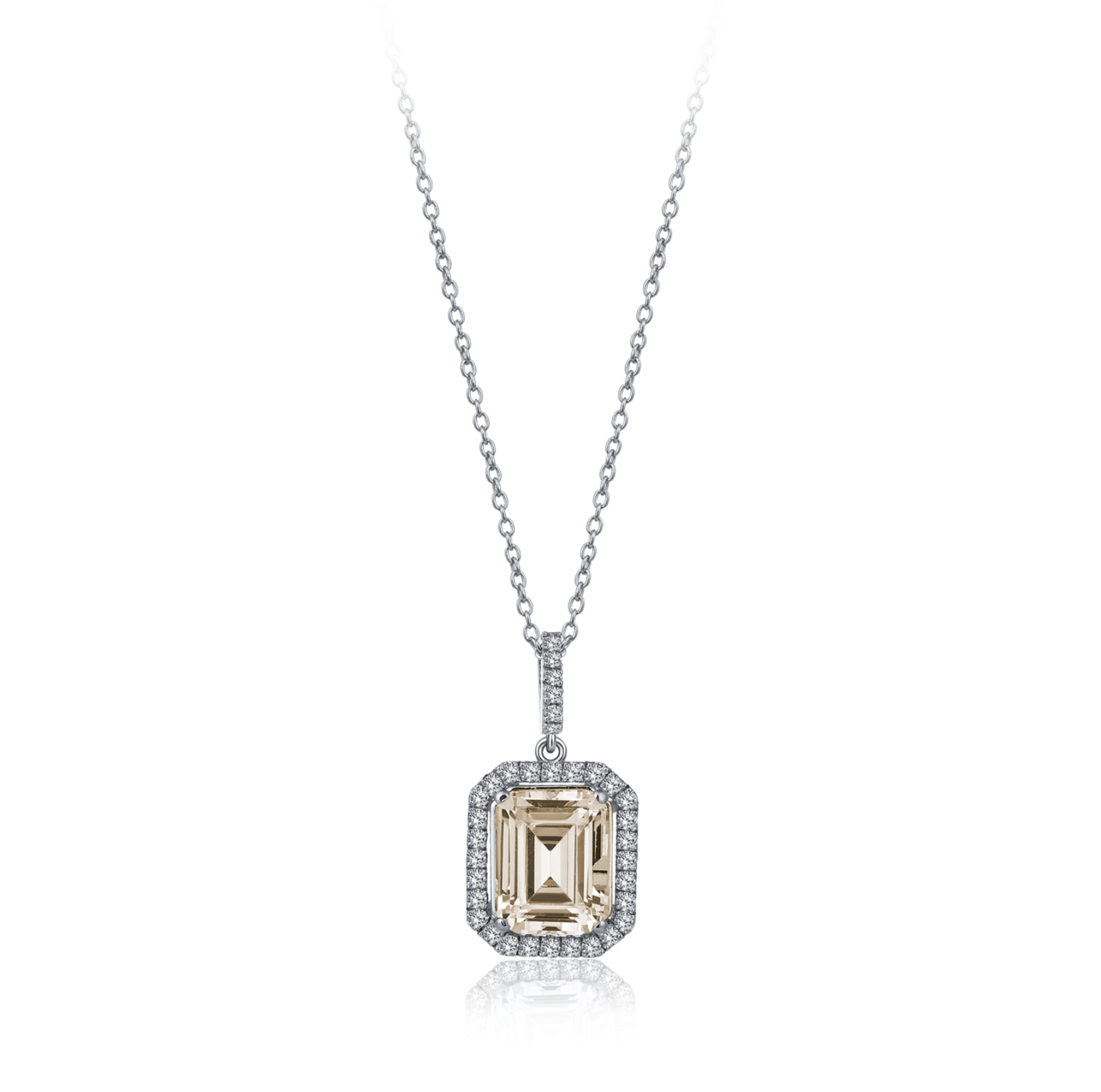 4 Karat Diamond Hybrid Gold Halskette