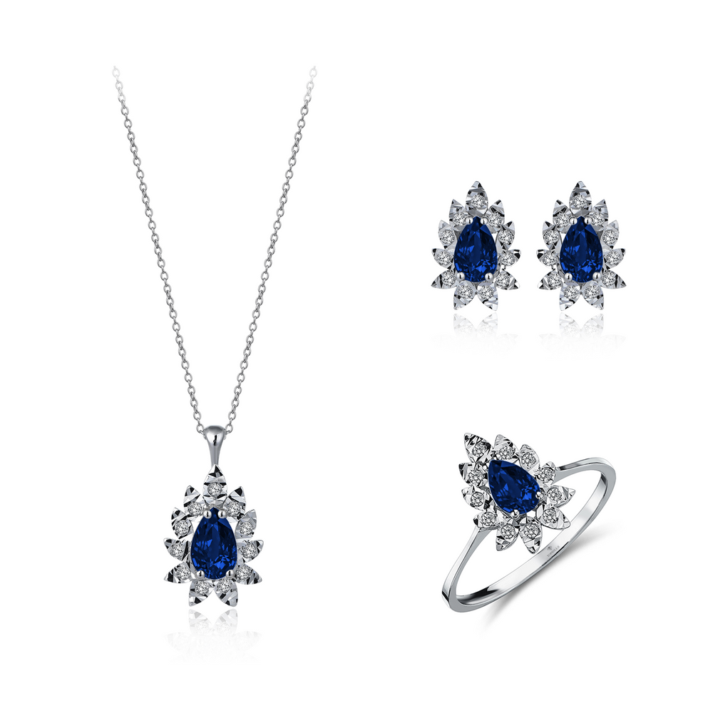 Ensemble en or hybride Drop Diamond