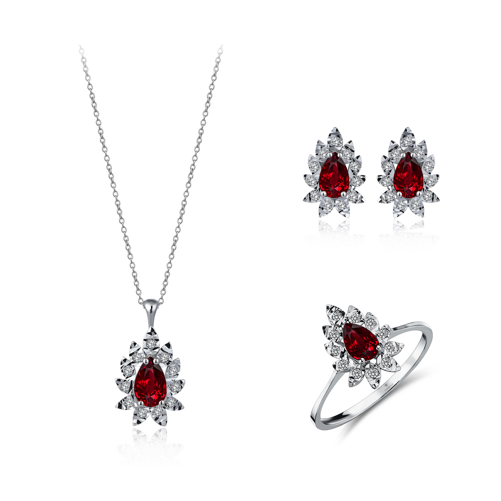 Ensemble en or hybride Drop Diamond