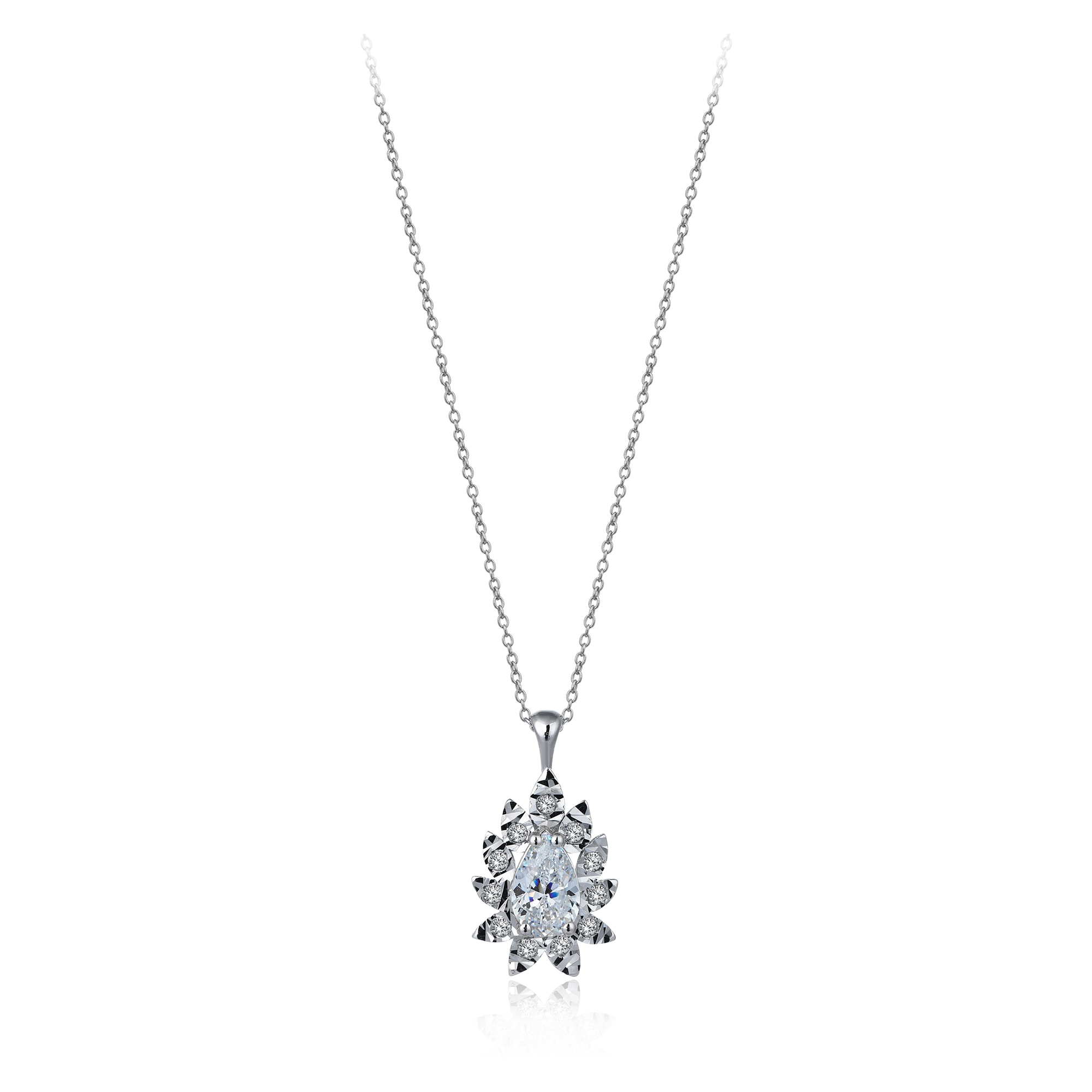 0.50 Carat Drop Diamond Necklace