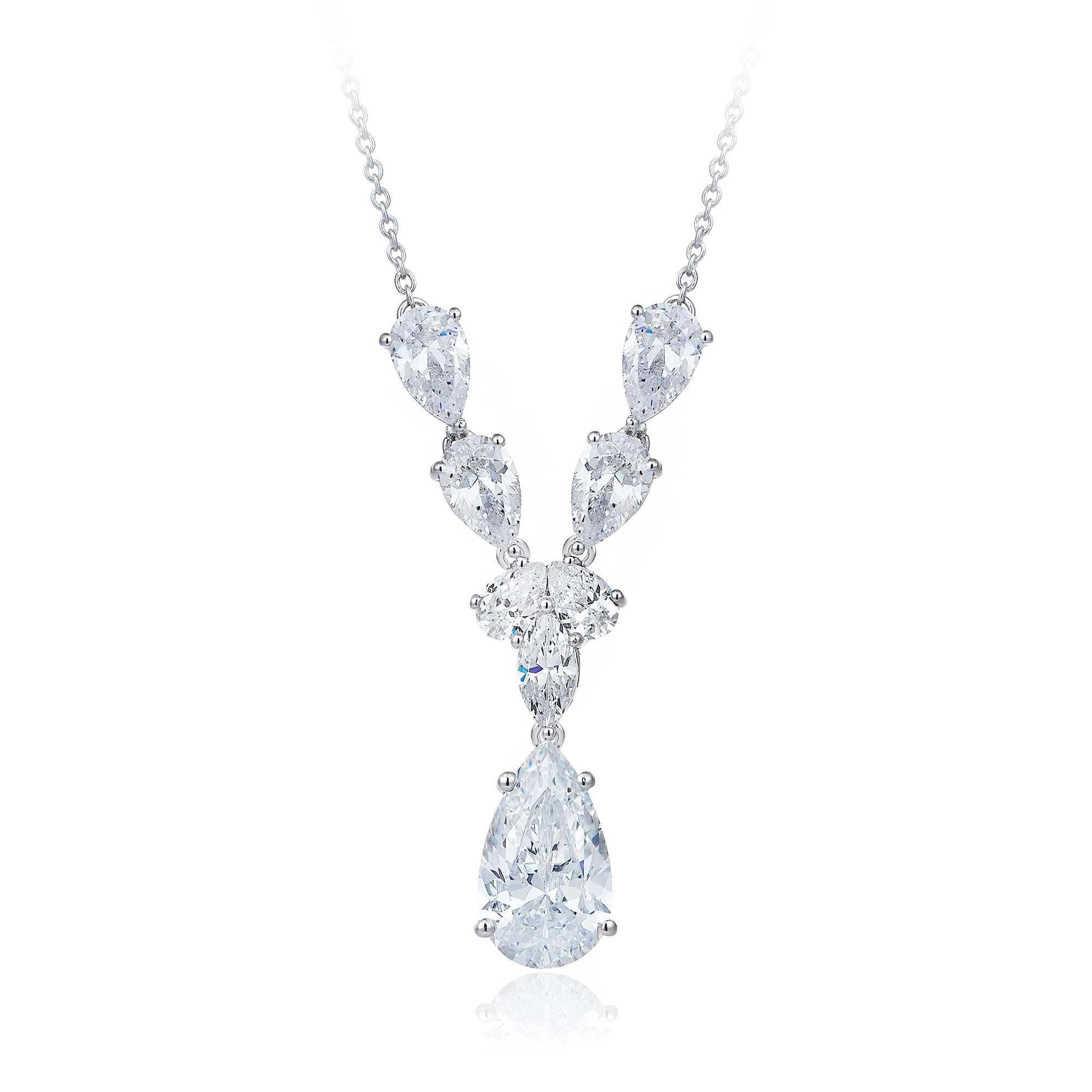 8 Karat Diamond Hybrid Gold Halskette