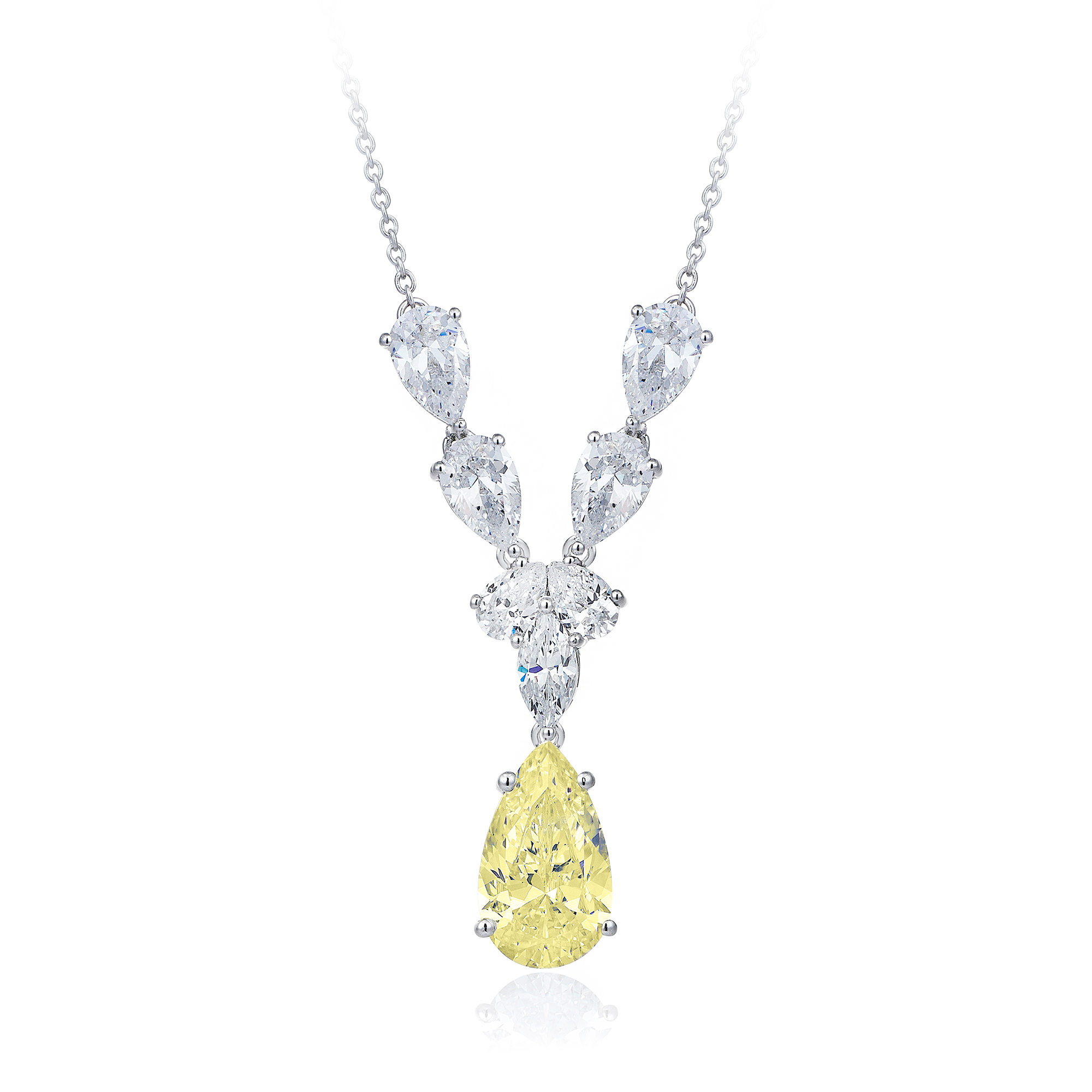 8 Karat Diamond Hybrid Gold Halskette
