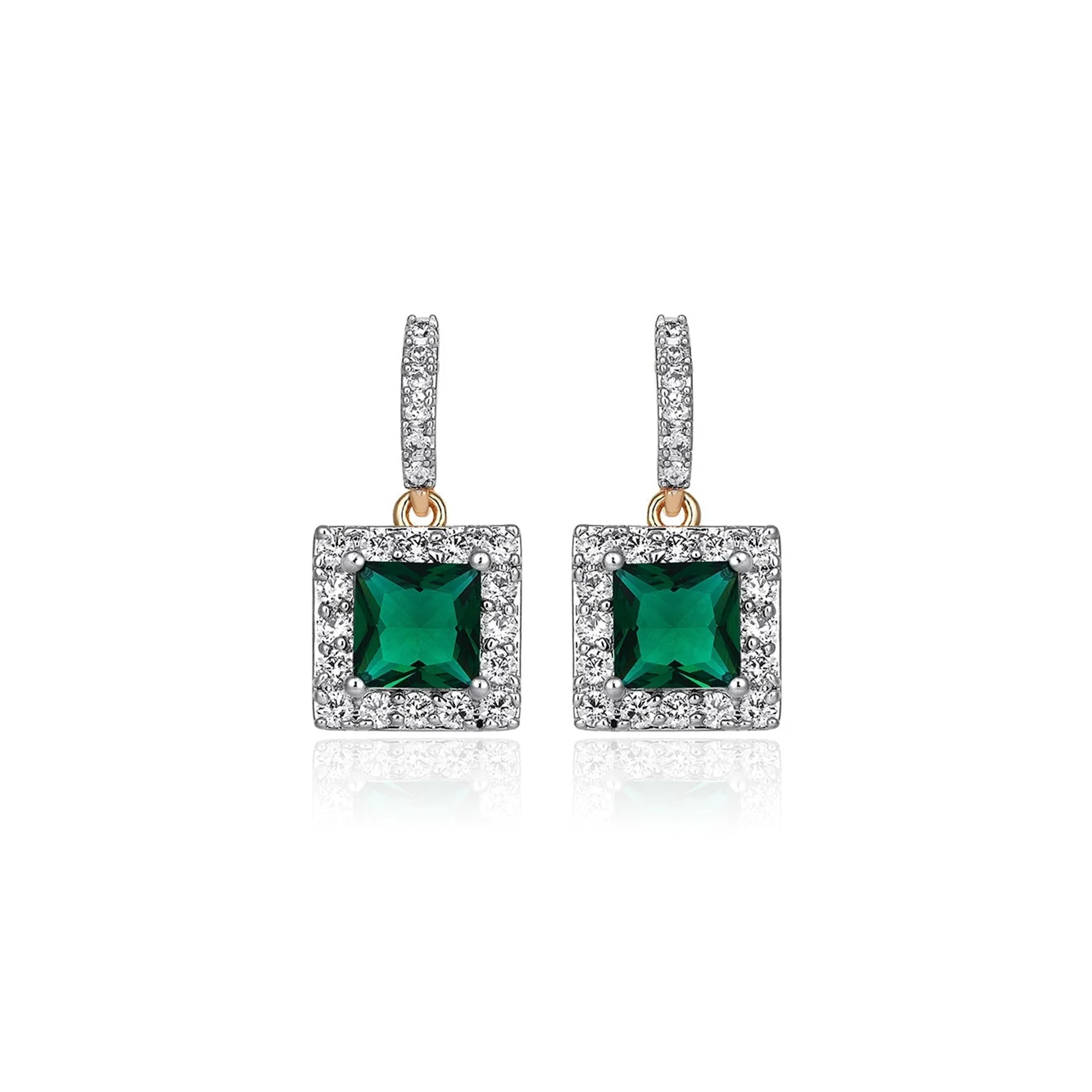 3 CARAT Diamond Hybrid Gold Earrings