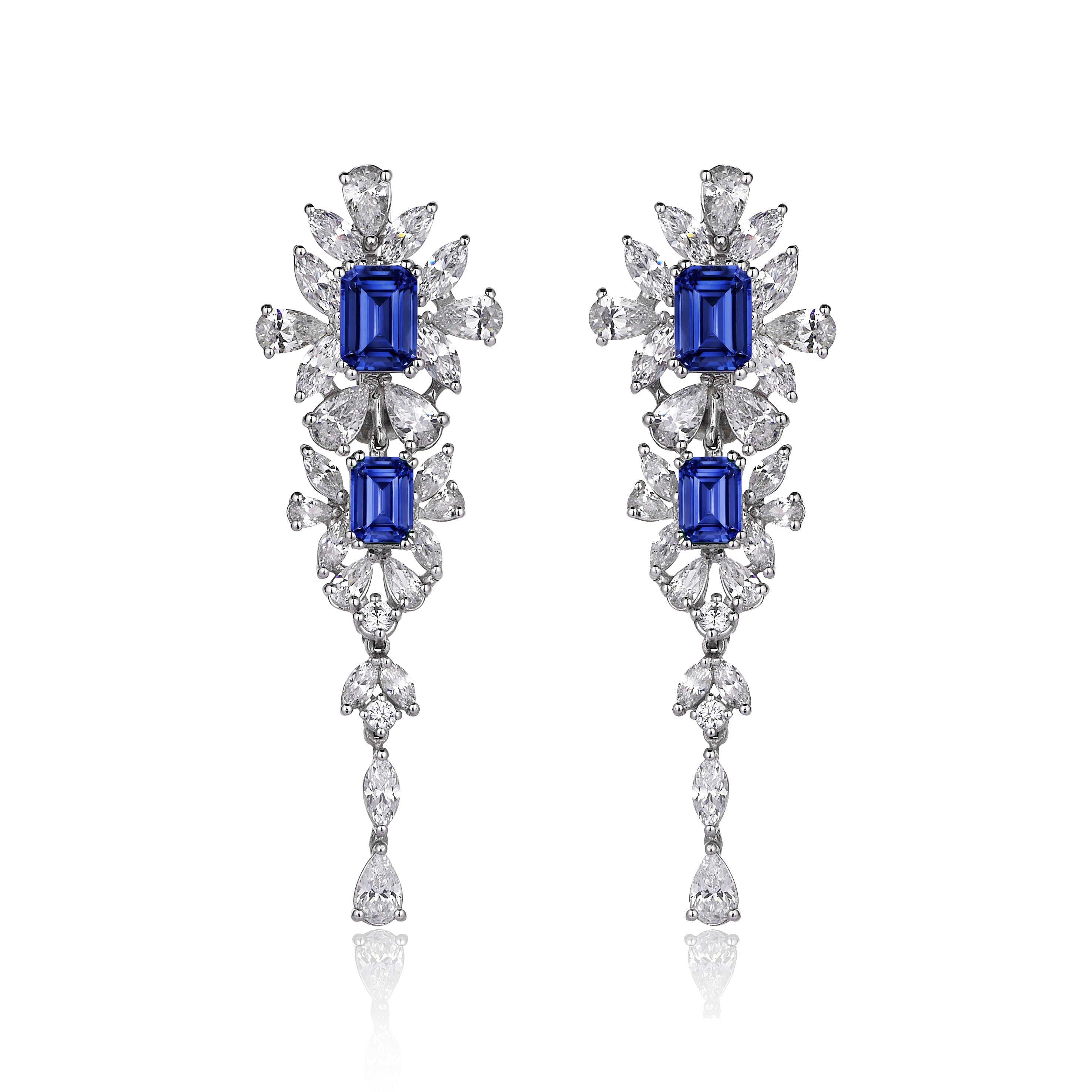 12 Karat Pırlanta Hibrit Altın Küpe Tophills 