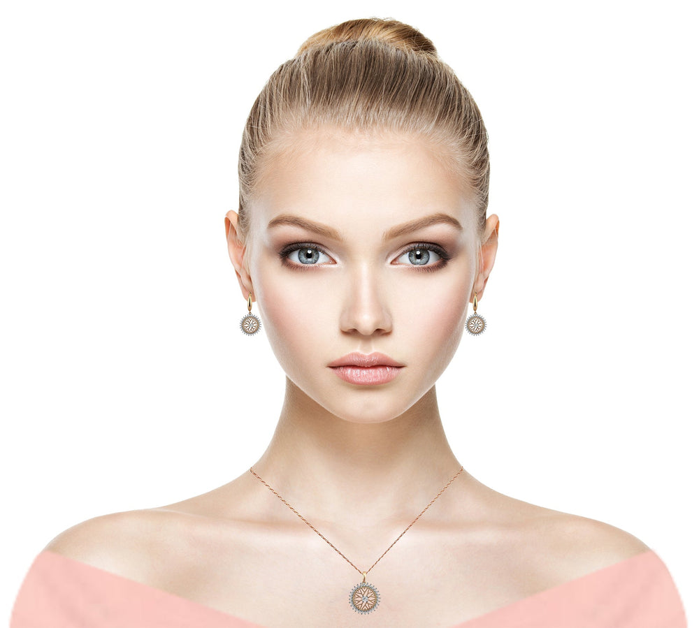 2 Karat Pırlanta Hibrit Altın Set Tophills 