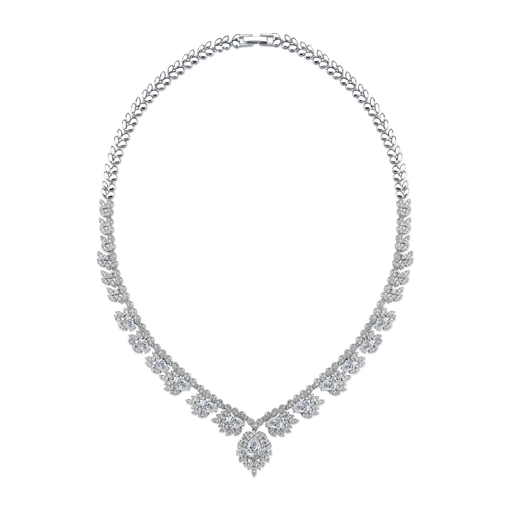 20 Karat Pırlanta Hibrit Altın Gerdanlık Set Tophills 